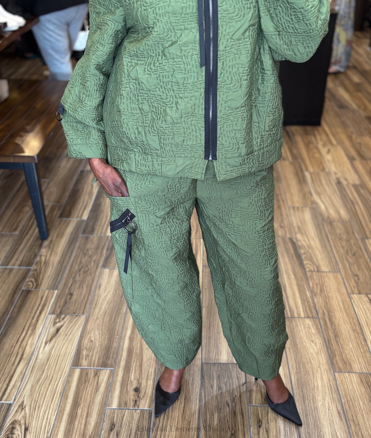 IC Collection Double Zip Blouse - Essential Elements Chicago