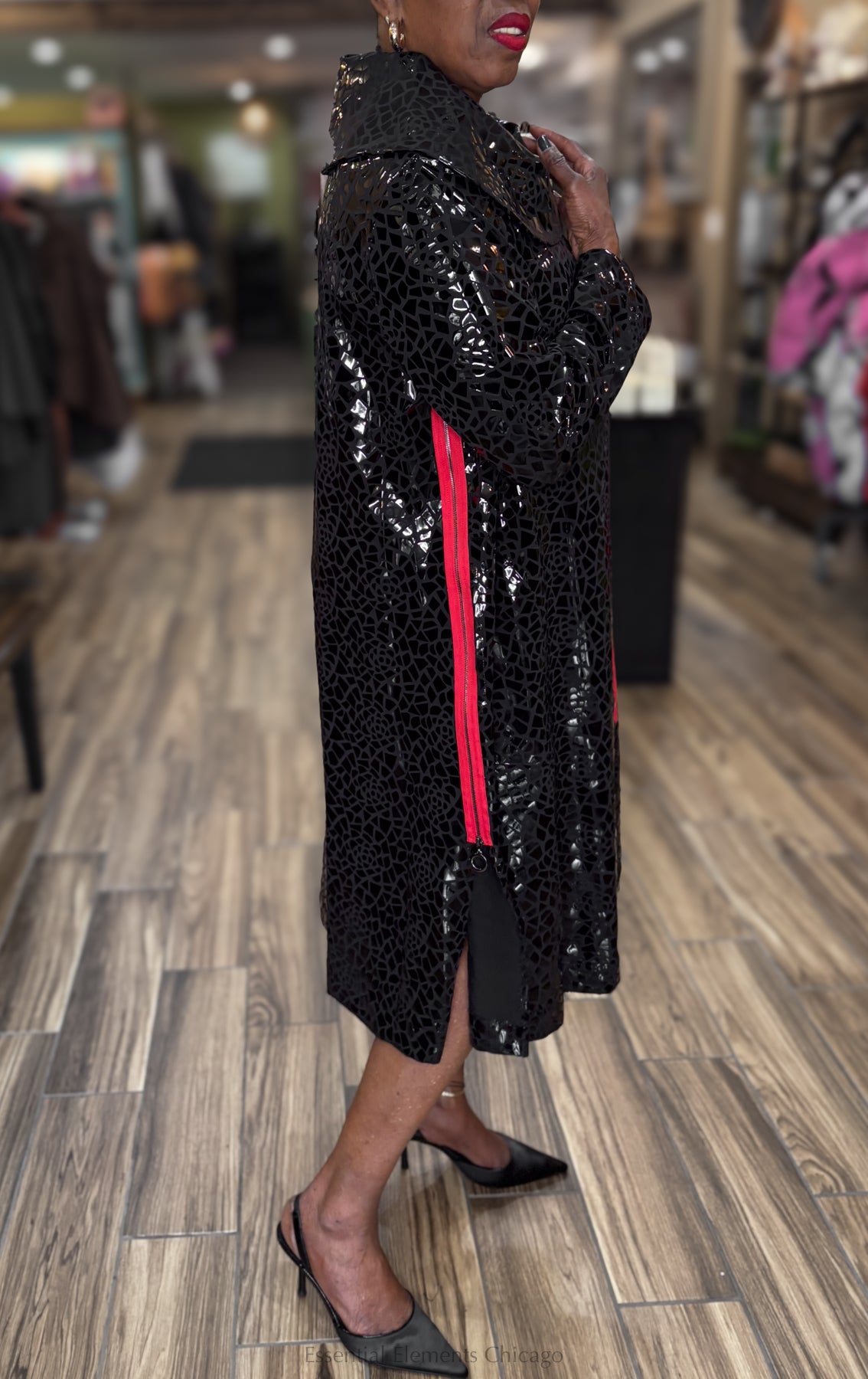 IC Collection Red Zip Jacket - Essential Elements Chicago