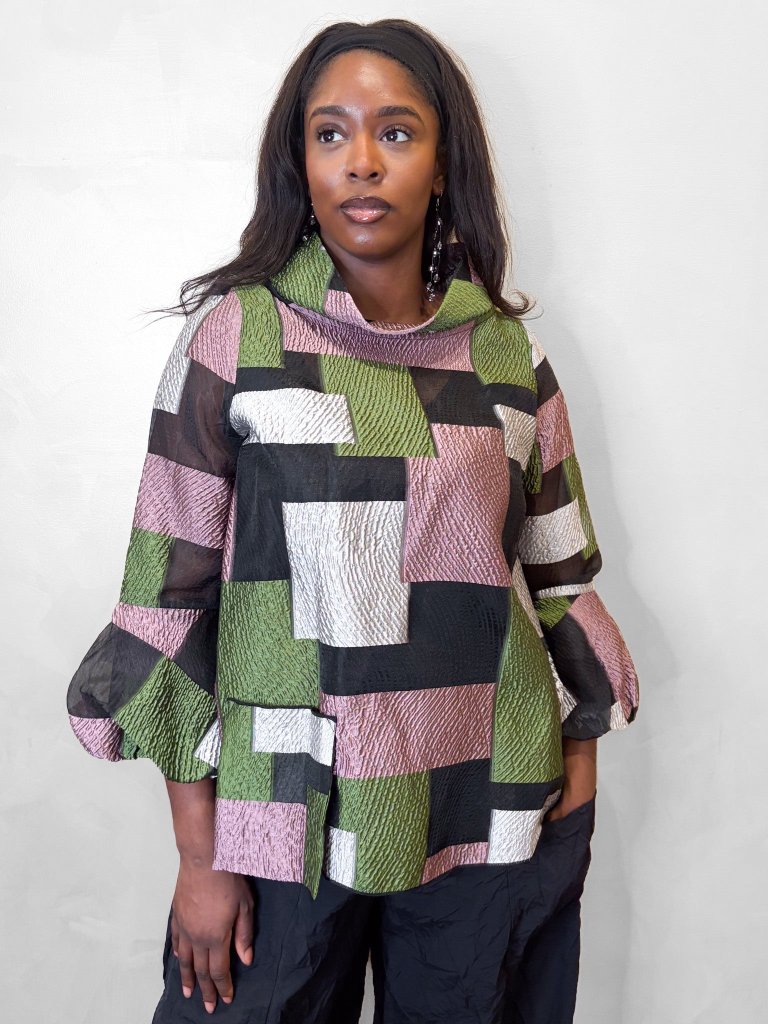 IC Collection Textured Geo Top - Essential Elements Chicago