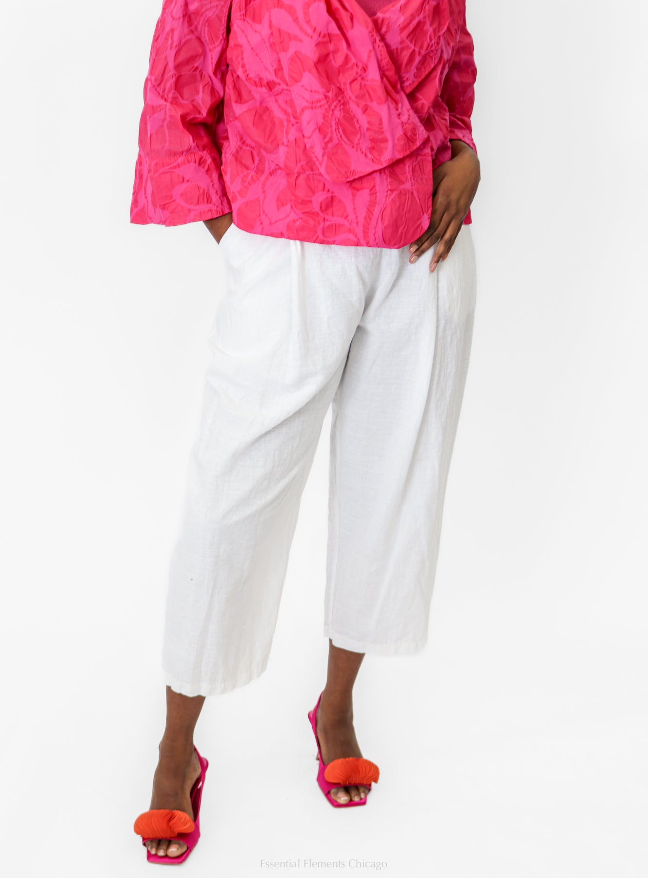Igor Zoltan Pants, White - Essential Elements Chicago