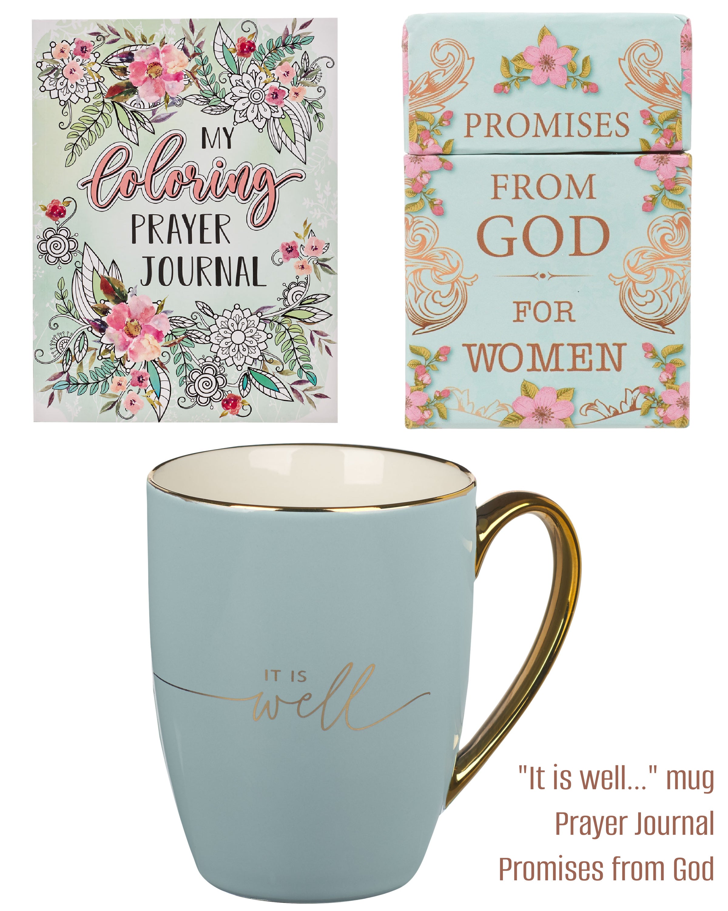 The Blessed Woman Gift Set-It is Well (Blue)