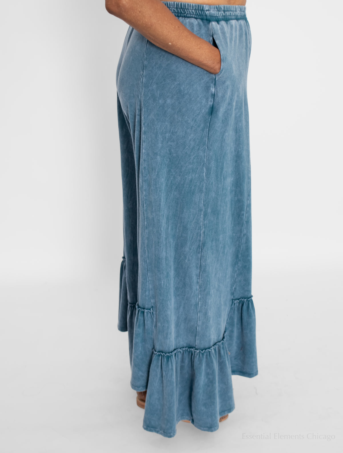 J Her Ruffle & Flow Set, Slate