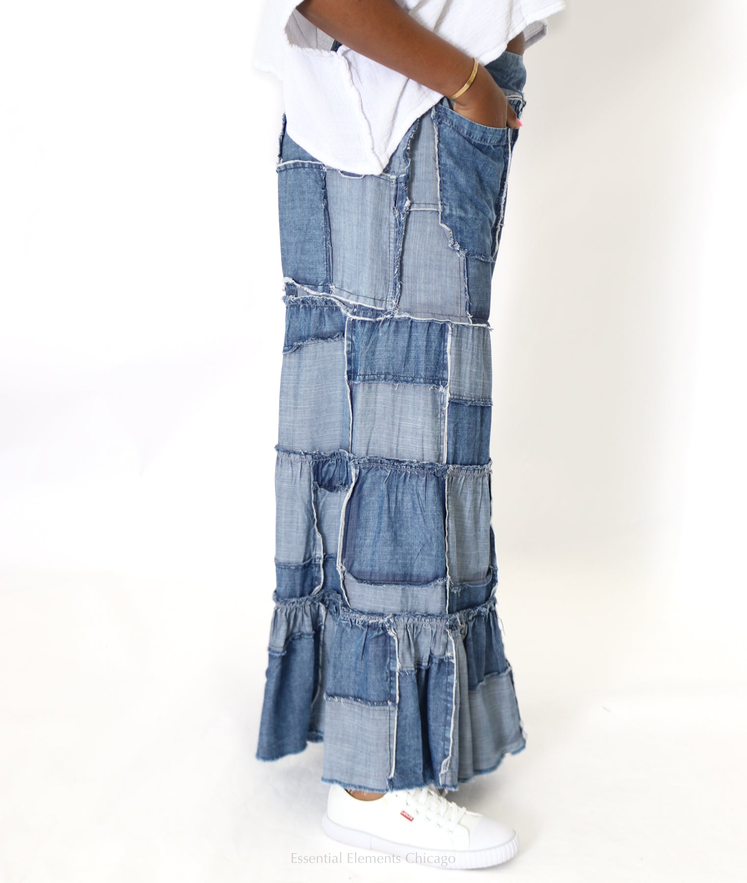 Jaded Gypsy Patchwork Skies Trousers - Essential Elements Chicago