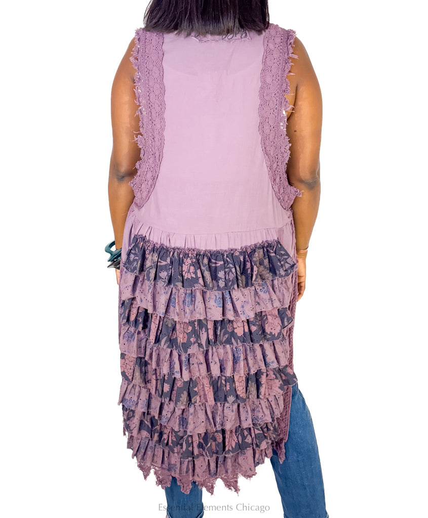 Jaded Gypsy Ruffle Up Hi-Lo Top