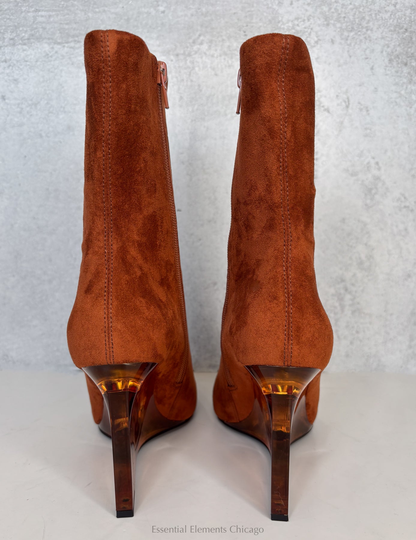 Jeffrey Campbell Beth Ann Wedge Boot, Rust - Essential Elements Chicago