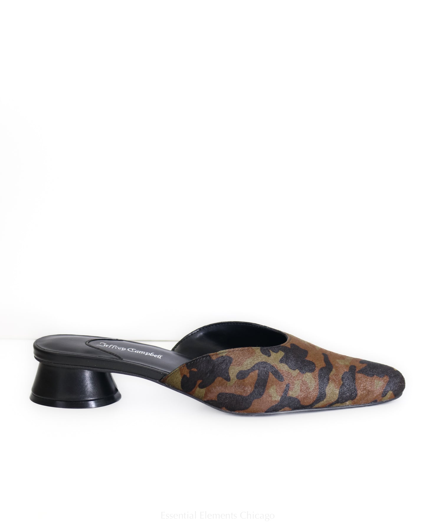Jeffrey Campbell Molly Slide, Camo - Essential Elements Chicago