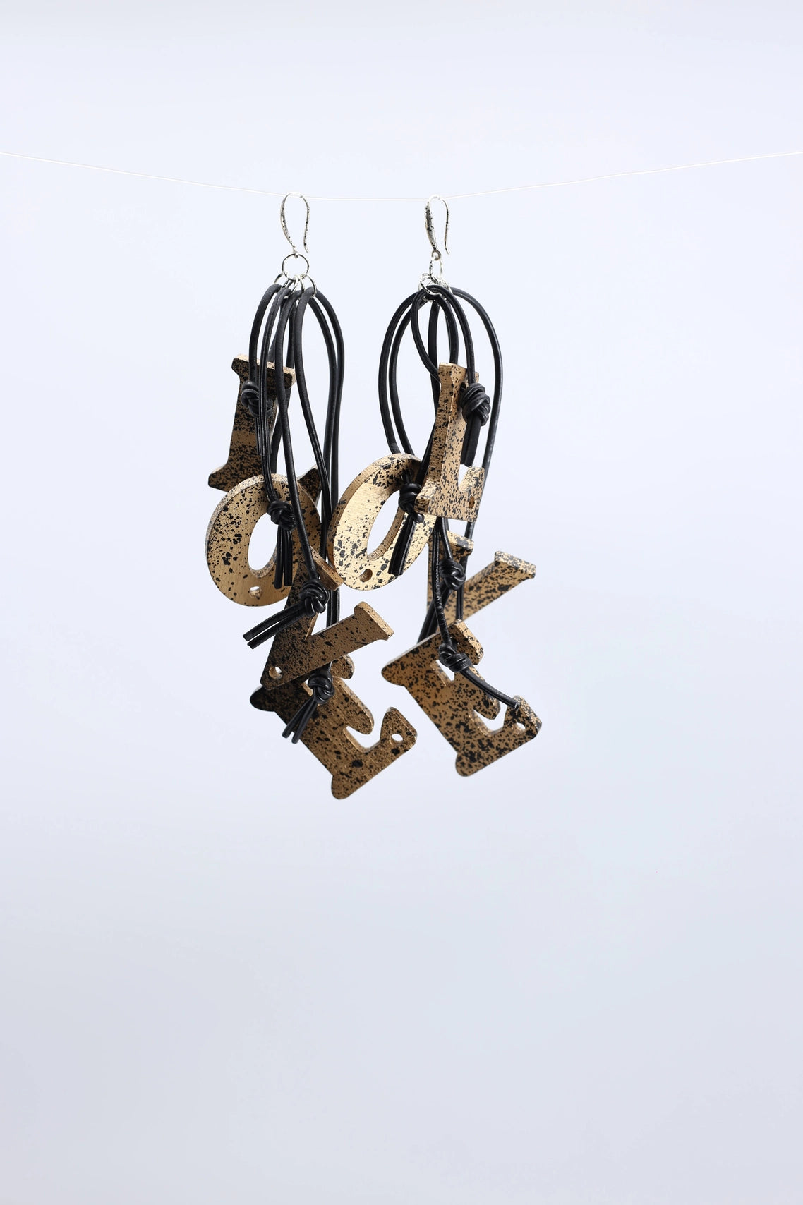 Jianhui Handpainted Big Love Earrings - Essential Elements Chicago