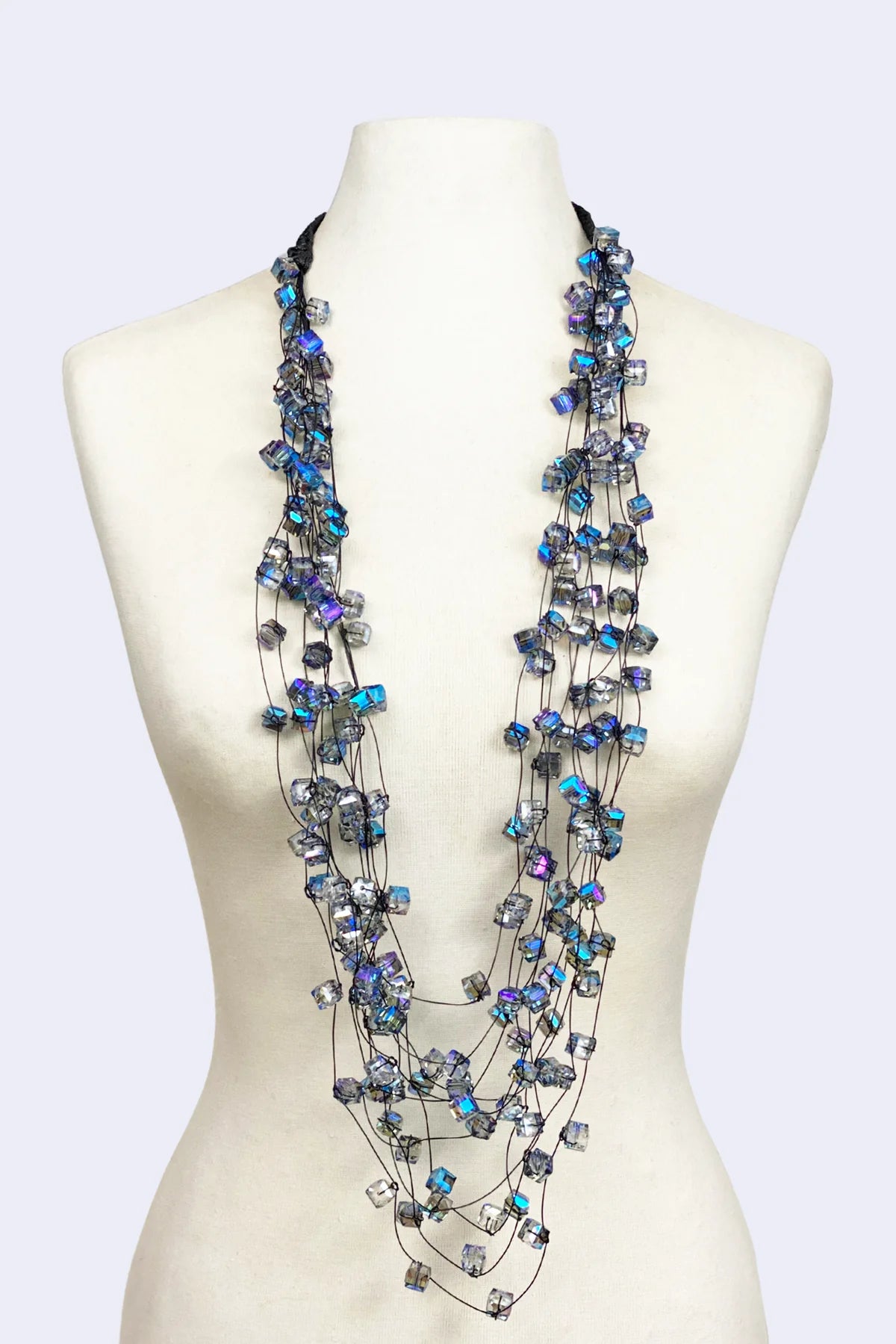 Jianhui London Crystal Cubes Necklace - Essential Elements Chicago