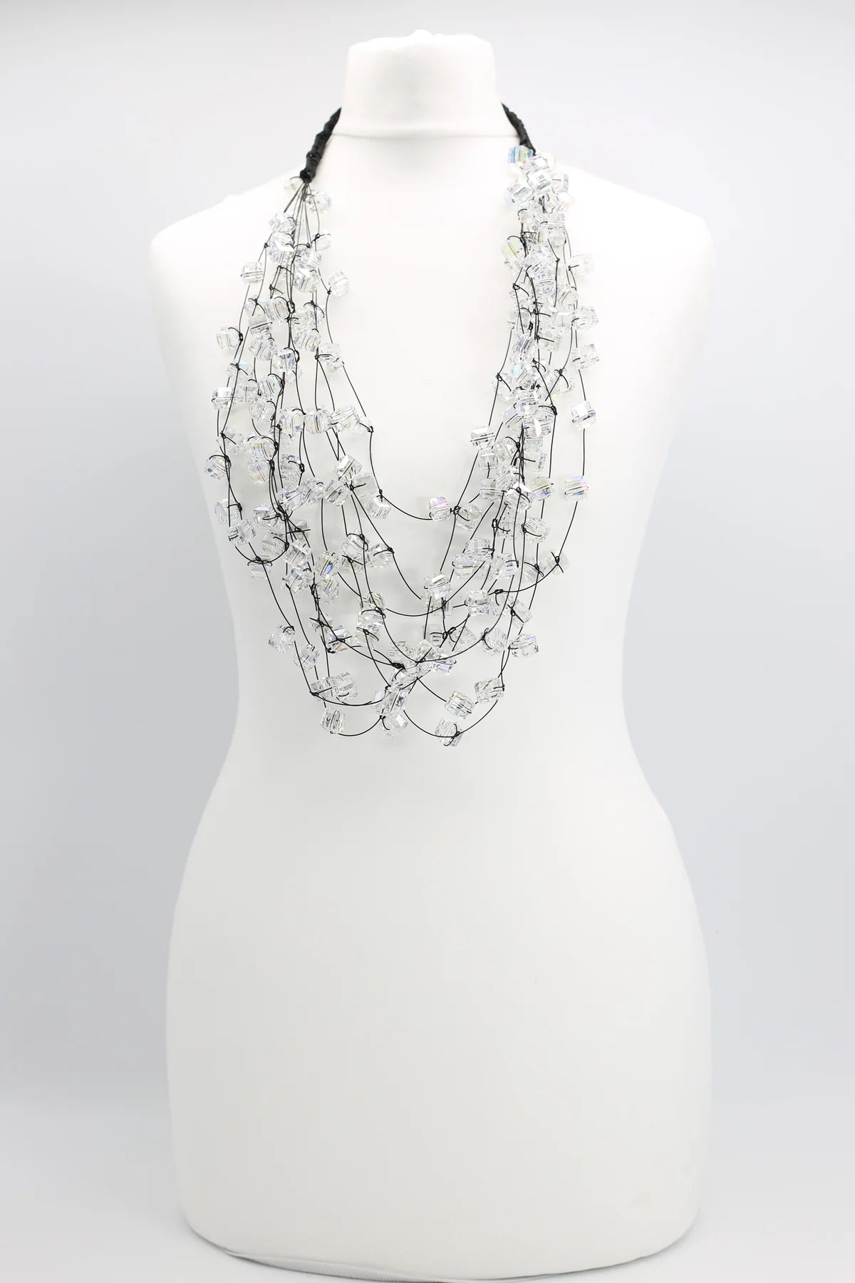 Jianhui London Crystal Cubes Necklace - Essential Elements Chicago