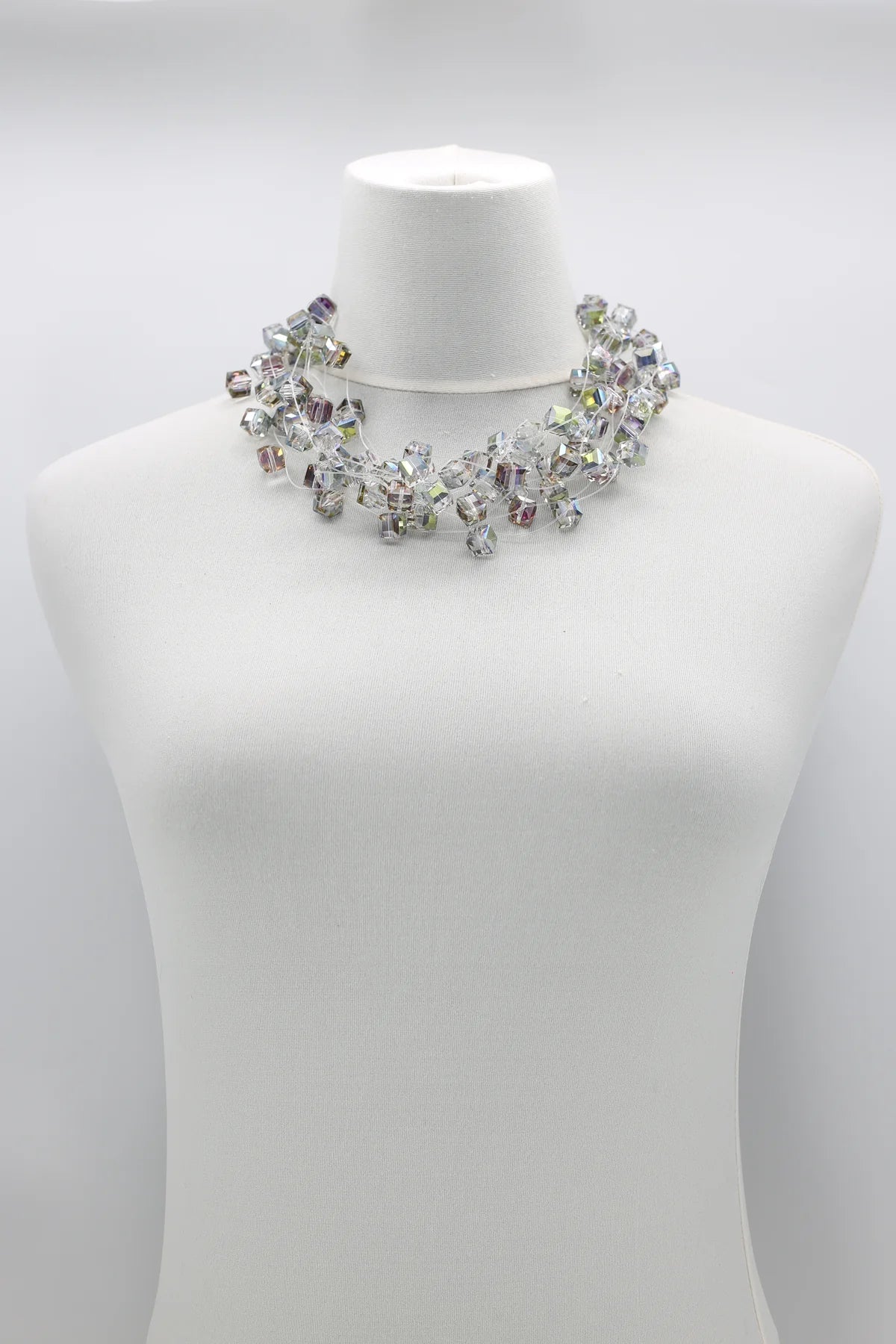 Jianhui London Crystal Cubes Necklace, Short - Essential Elements Chicago