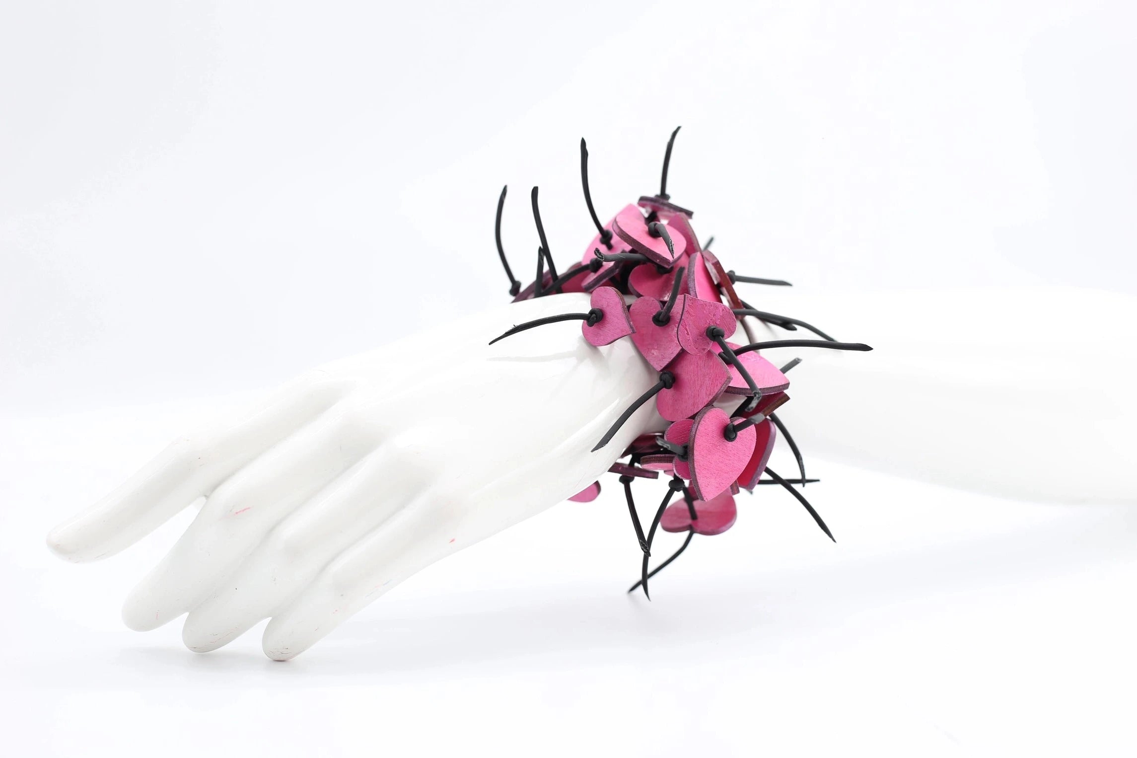 Jianhui Wooden Hearts Bracelet