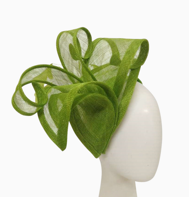 Kakyco Lily Fascinator Lime Accessories - Wearables - Hats by Kakyco | Essential Elements Chicago