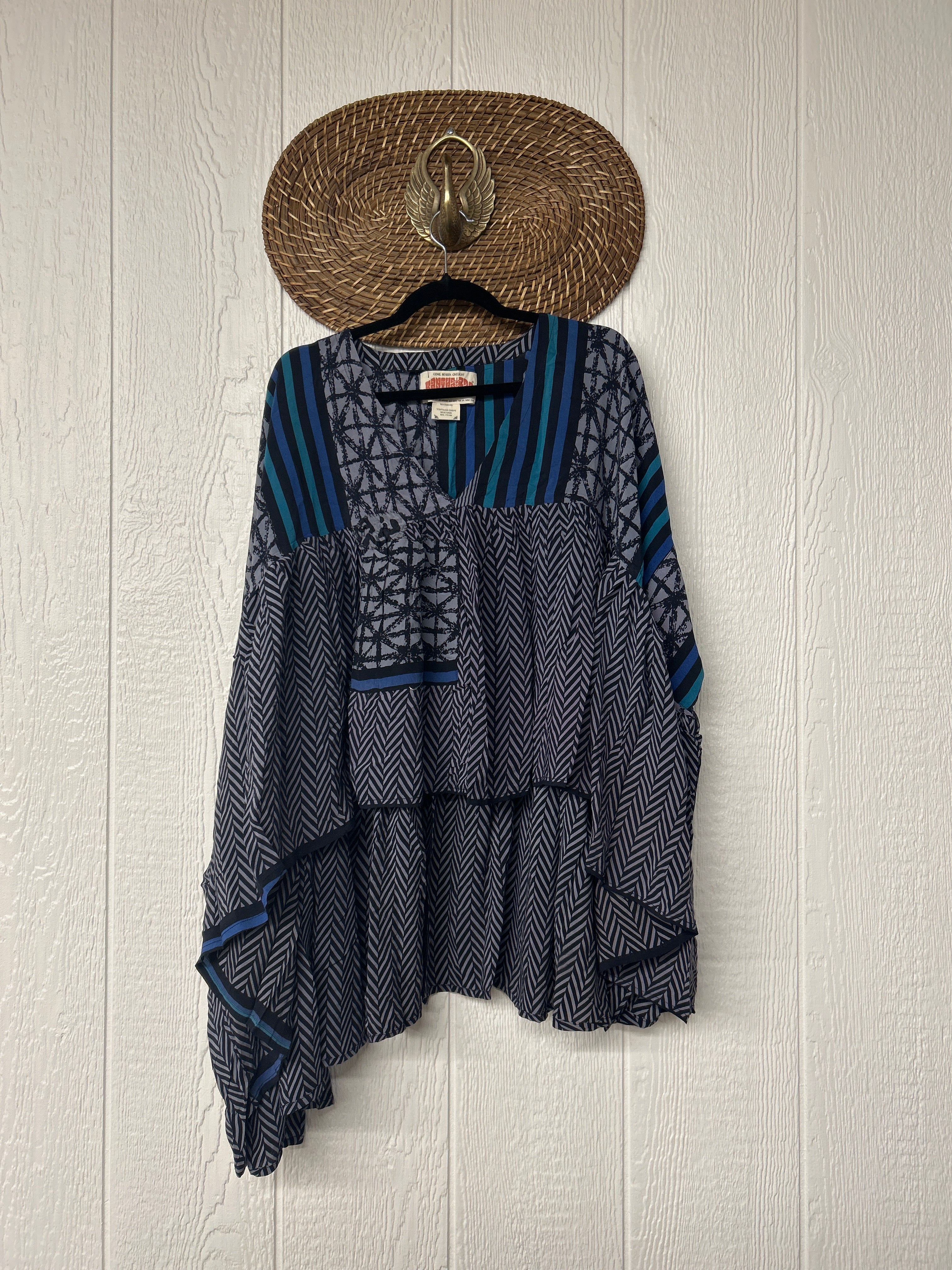Kantha Gold Dust Crop Top