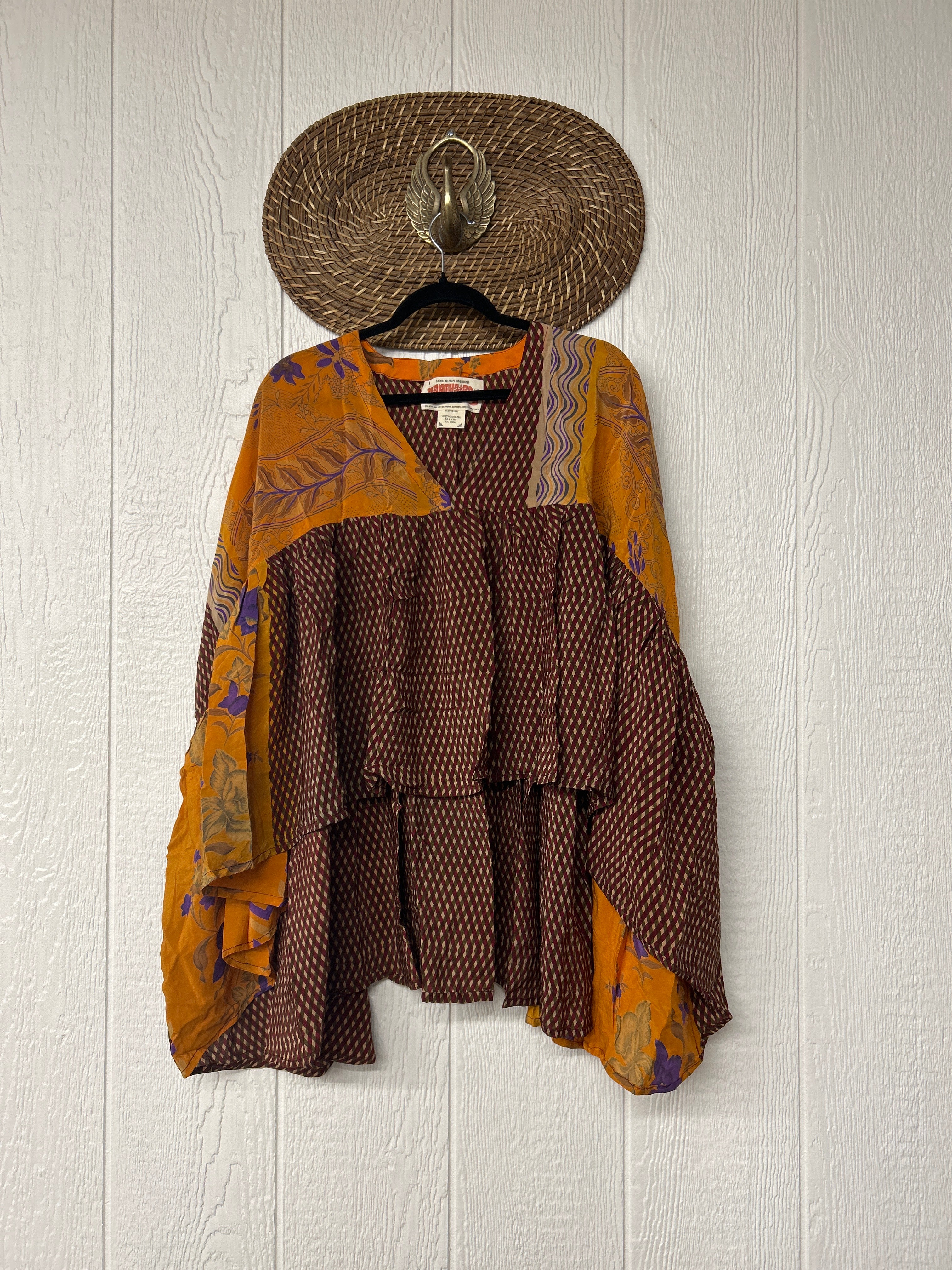 Kantha Gold Dust Crop Top