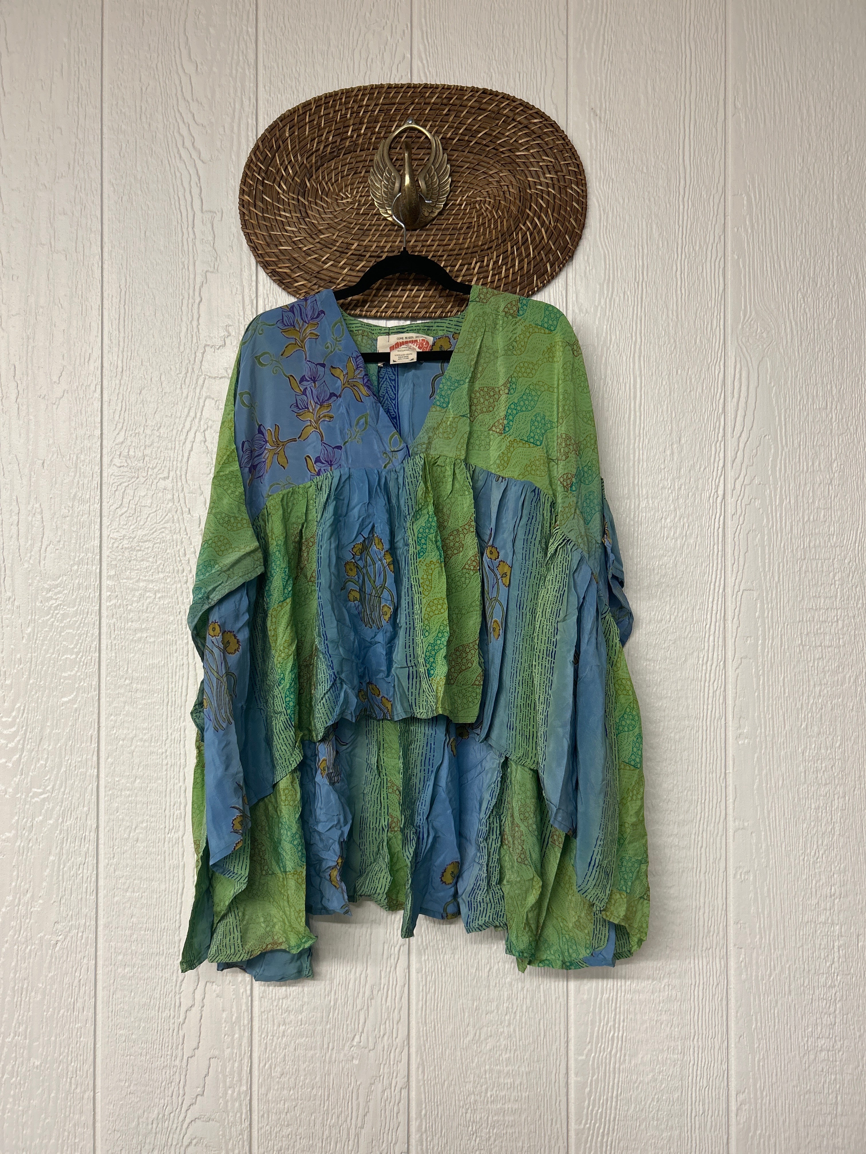 Kantha Gold Dust Crop Top