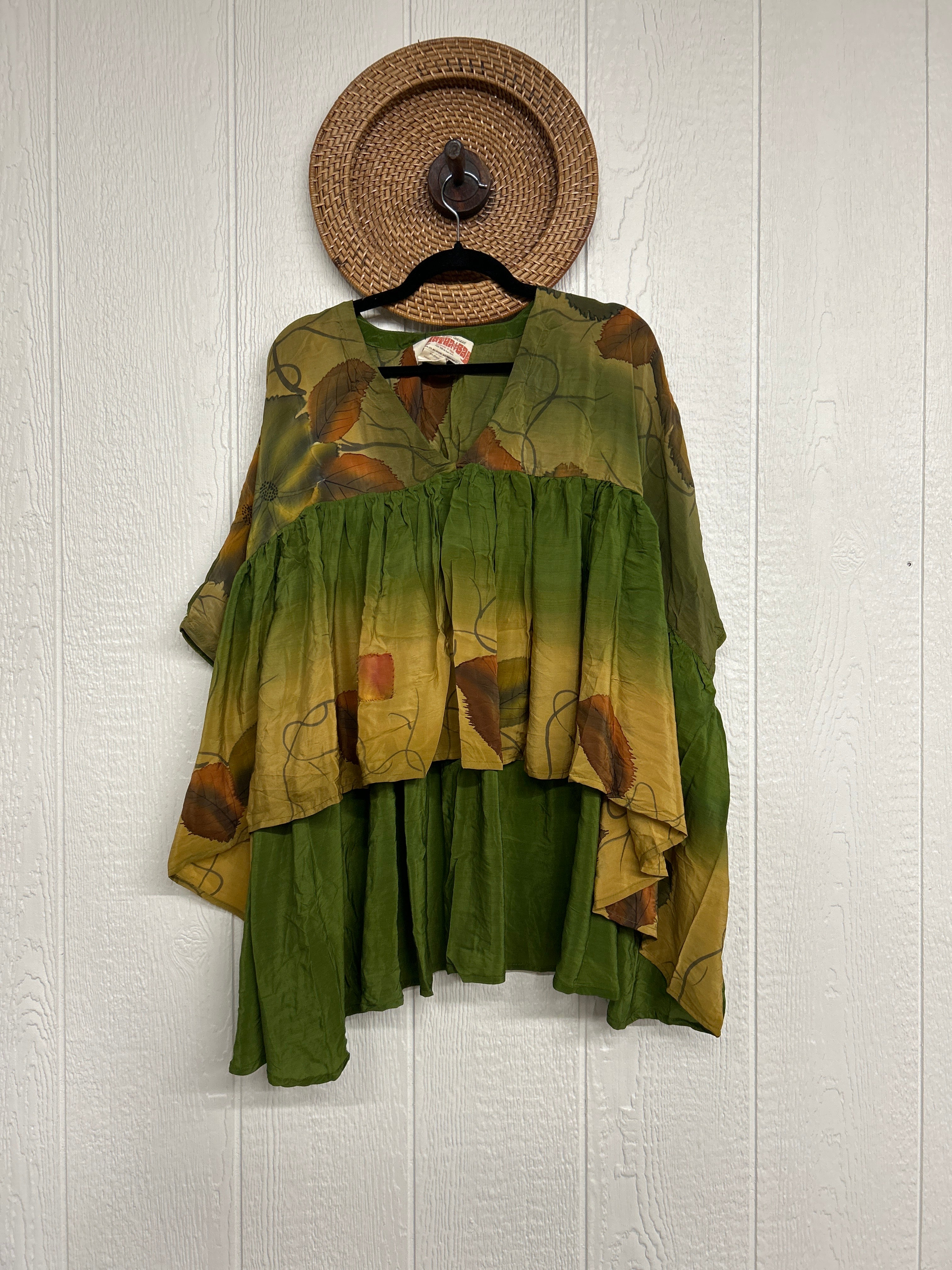 Kantha Gold Dust Crop Top