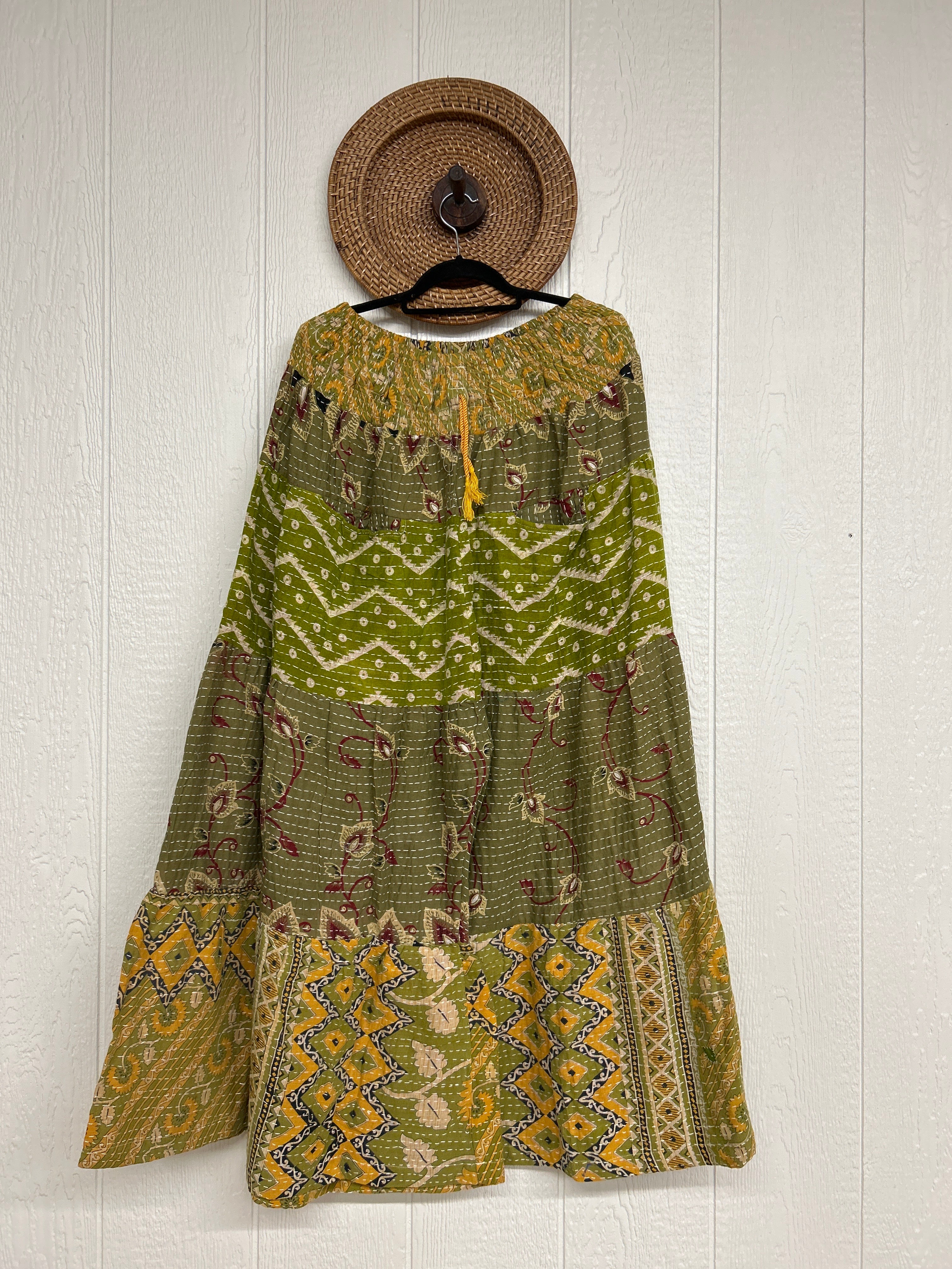 Kantha Lotus Wide Leg Pants - Essential Elements Chicago