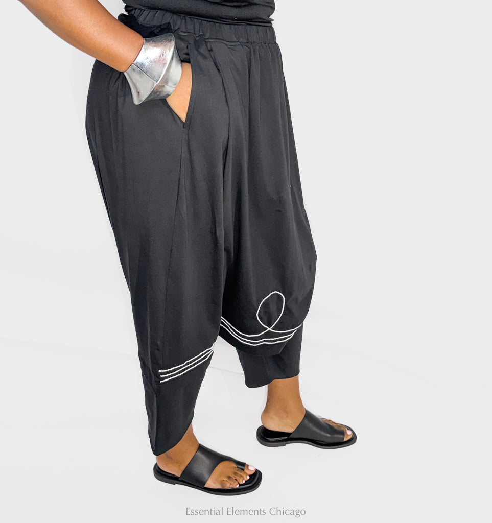 Kedem Sasson Daze Pants, Black - Essential Elements Chicago