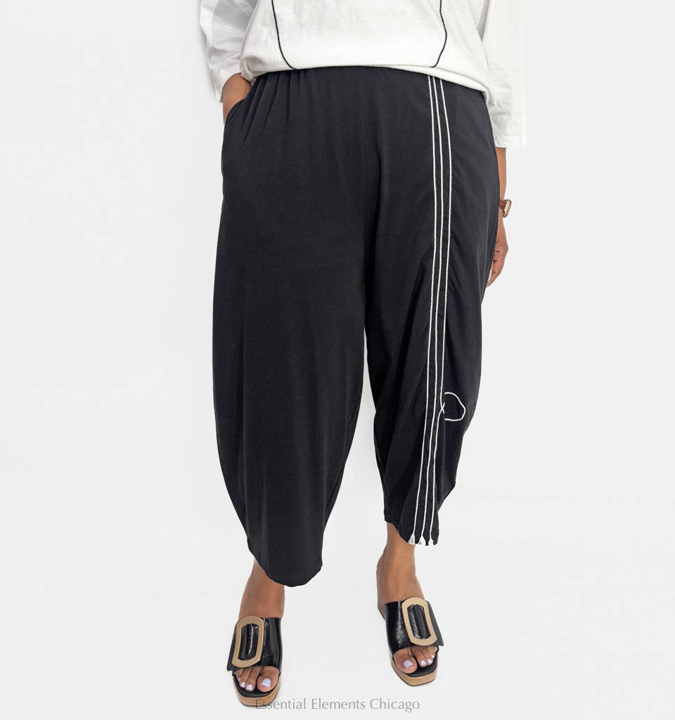 Kedem Sasson Suki Pants, Black - Essential Elements Chicago