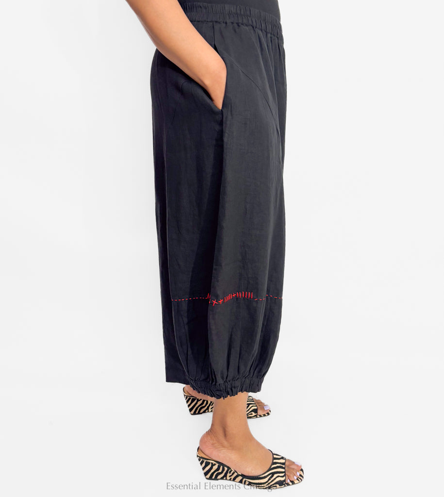 Kedem Sasson Zofia Pants, Black - Essential Elements Chicago
