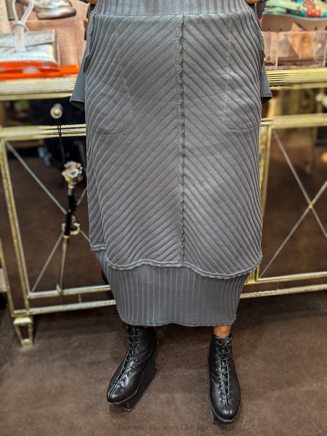 Kedziorek Ribbed Skirt - Essential Elements Chicago
