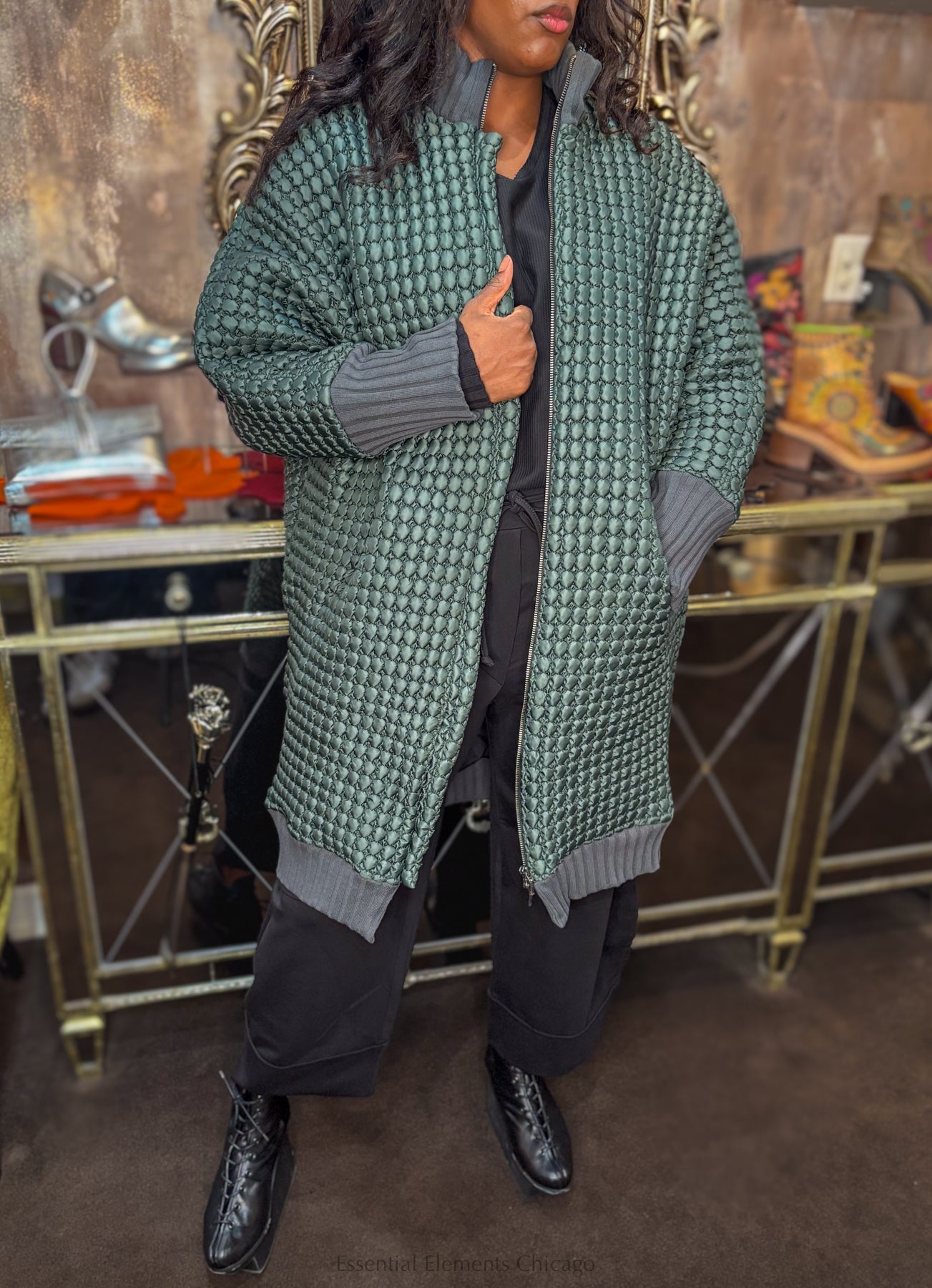 Kedziorek Textured Jacket, Peat