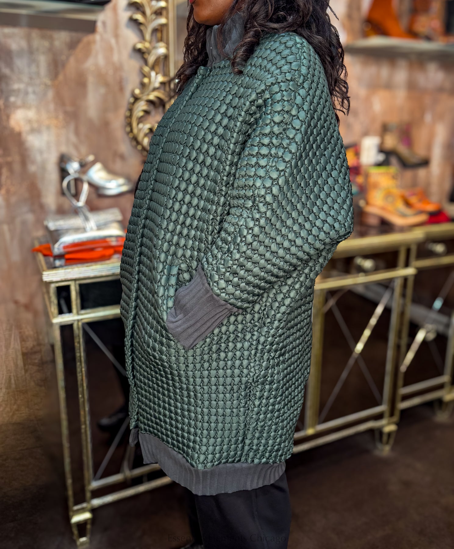 Kedziorek Textured Jacket, Peat