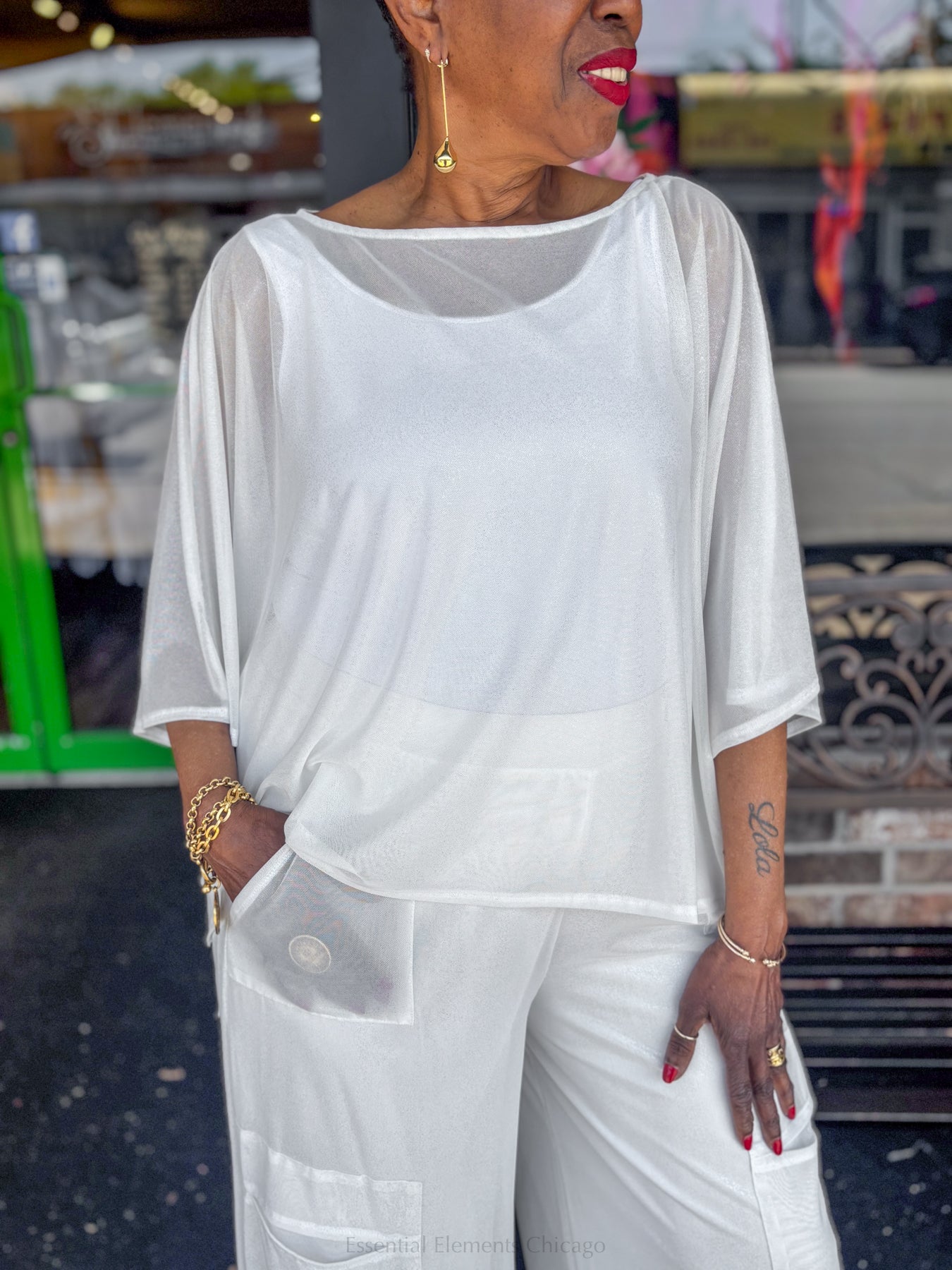 Kozan Alina Top, Sparkle - Essential Elements Chicago