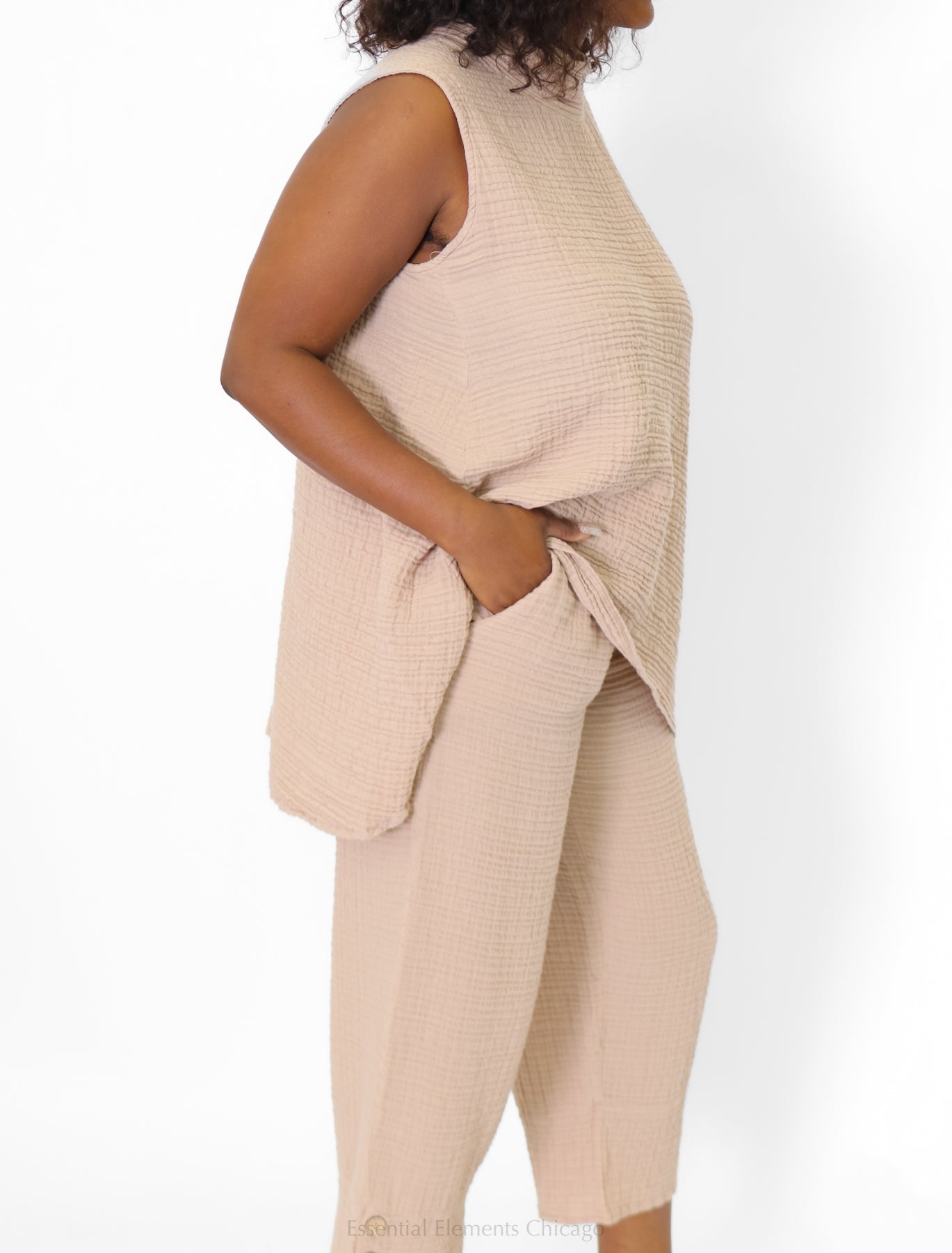Kozan Harlow Cotton Gauze Tunic - Essential Elements Chicago
