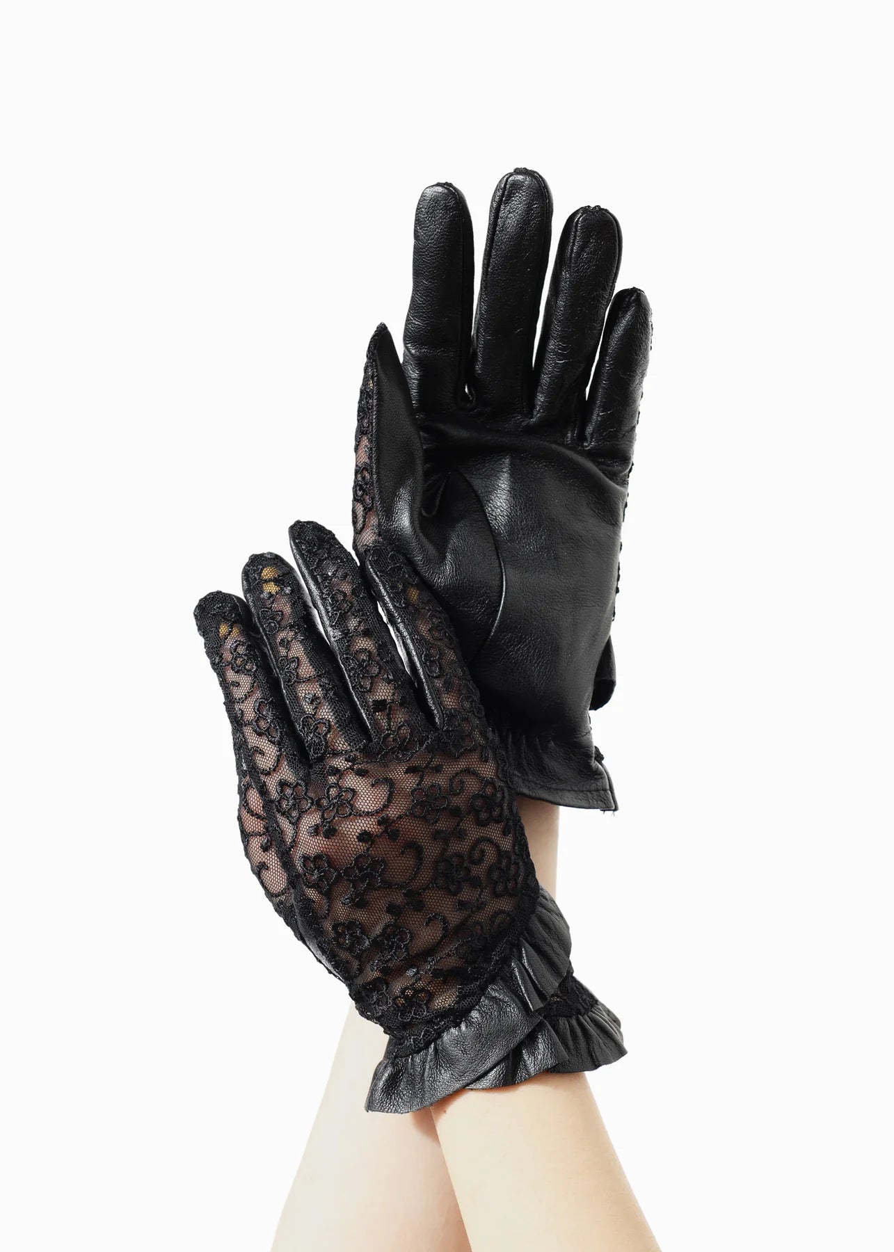 Lace & Leather Gloves - Essential Elements Chicago