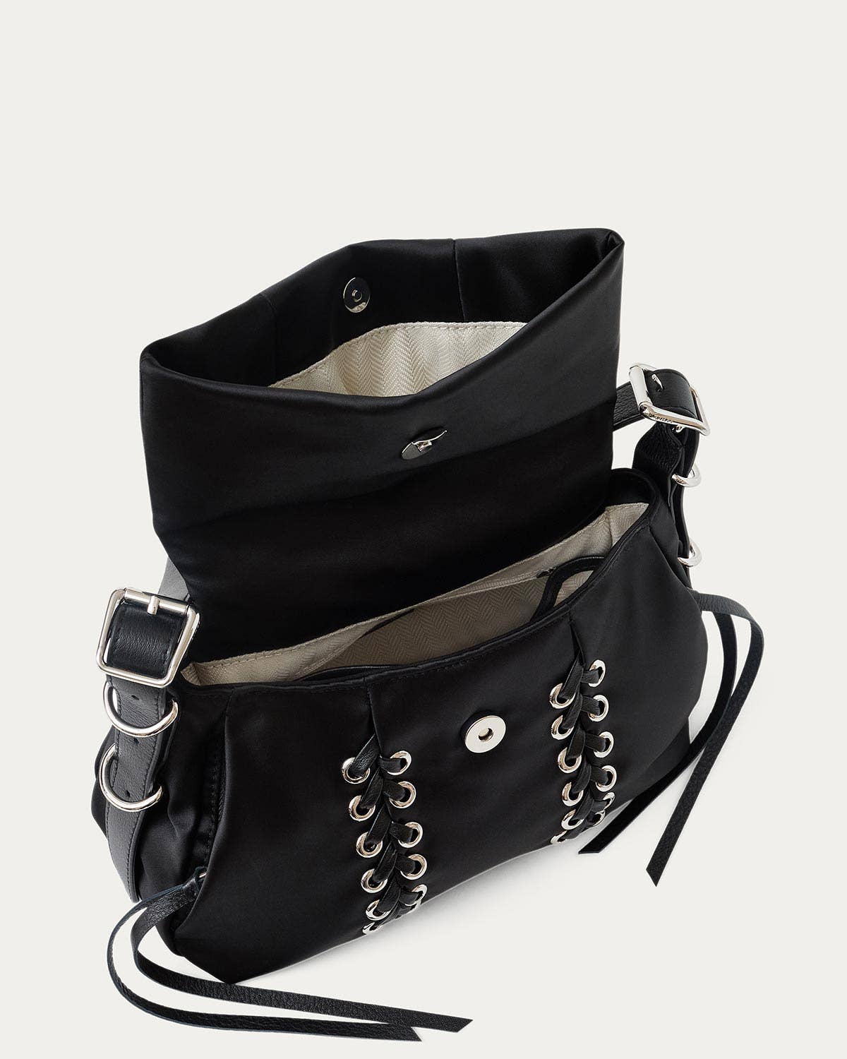 Aimee Lace Up Crossbody