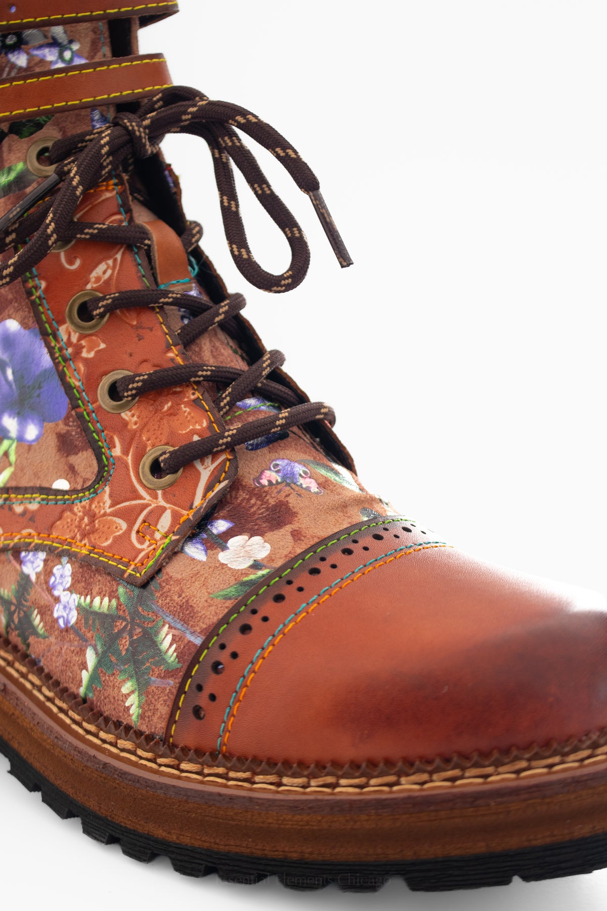 L'Artiste Alltheway Lace-Up Bootie, Camel - Essential Elements Chicago