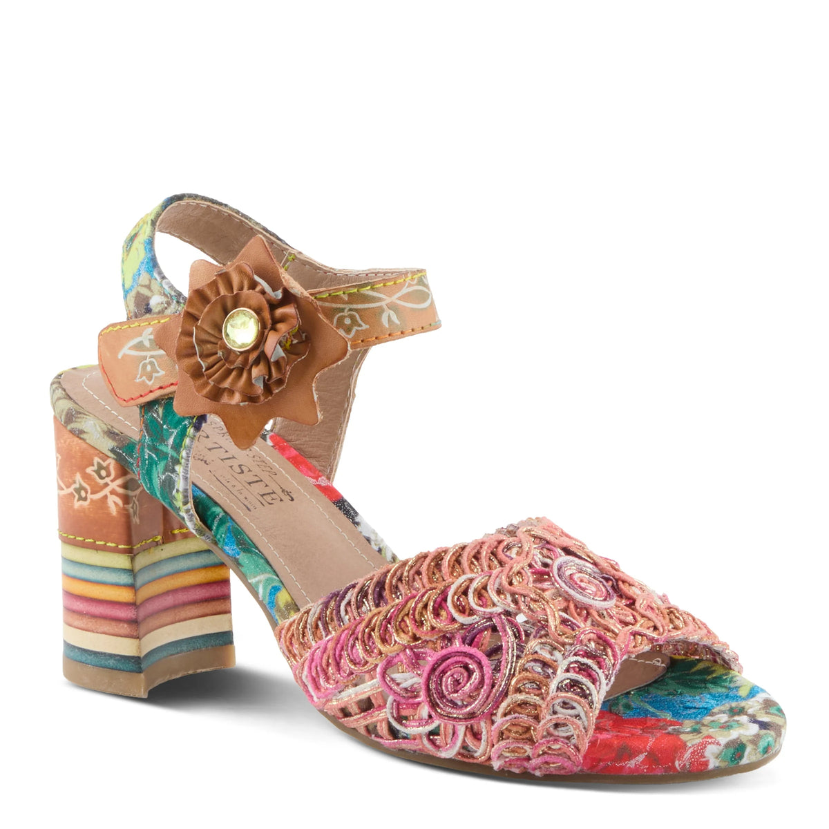 L'Artiste Cosmopleze Sandal, Camel - Essential Elements Chicago
