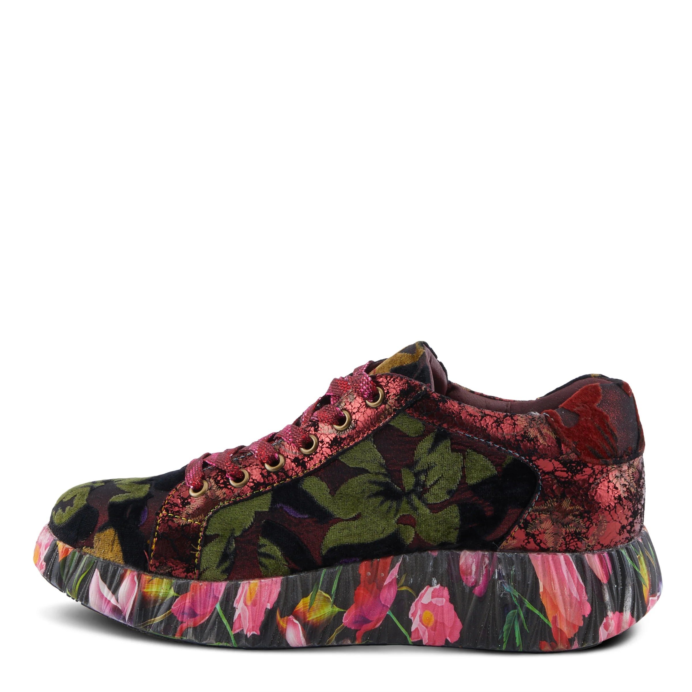 L'Artiste Dallyn Sneaker, Bordeaux - Essential Elements Chicago