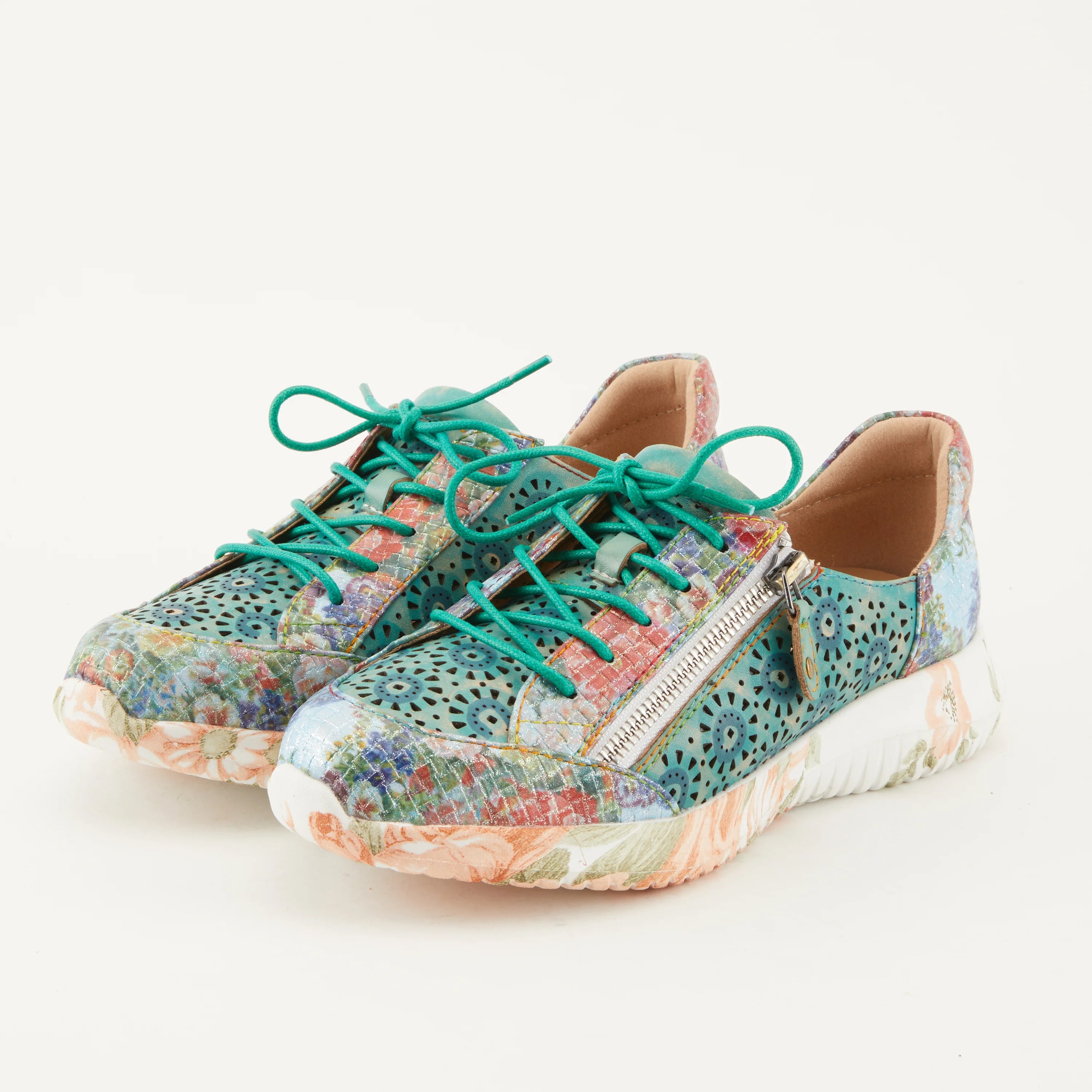 L'Artiste Jazzie Sneaker, Turquoise - Essential Elements Chicago
