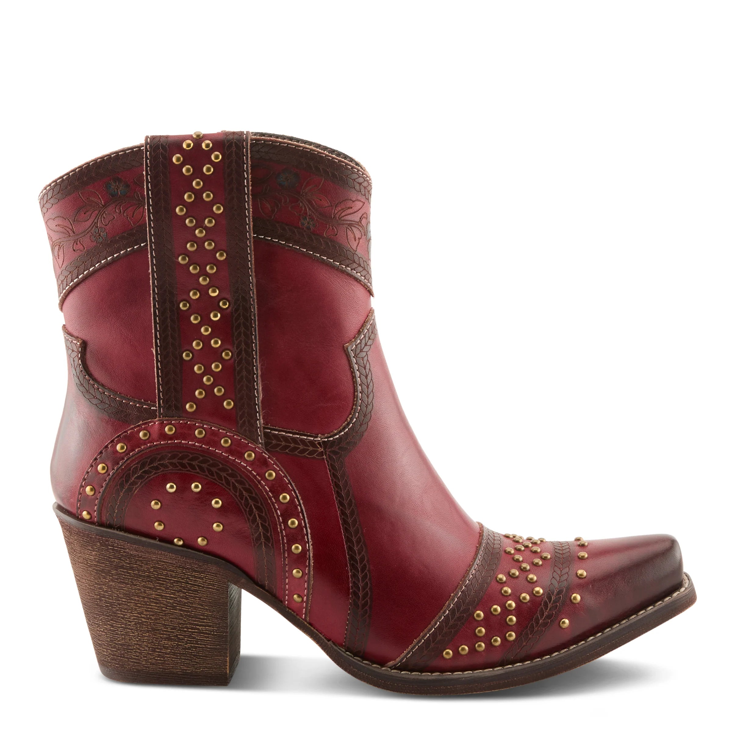 L'Artiste Saddle Up Boots - Red - Essential Elements Chicago