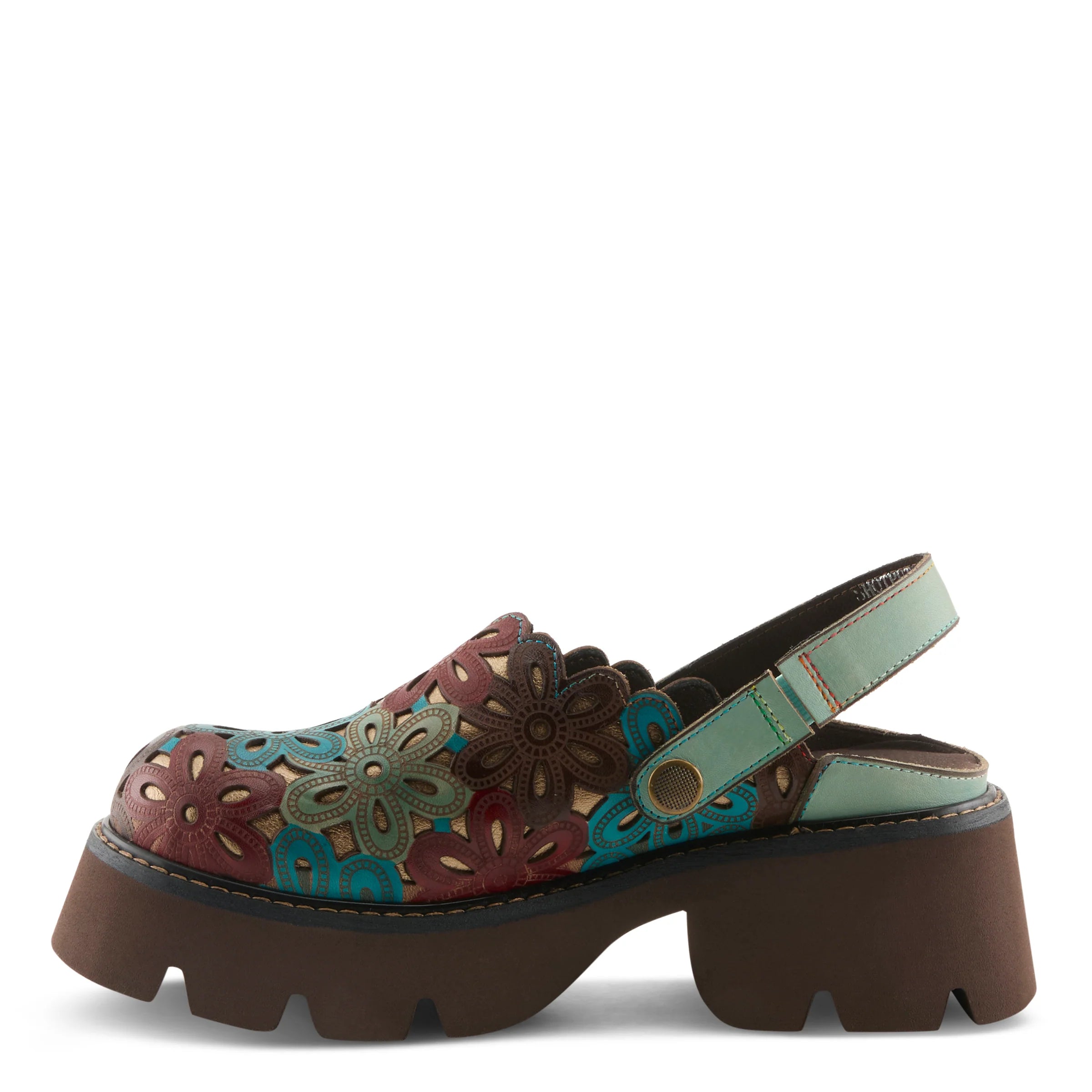 L'Artiste Shotput Clog, Green - Essential Elements Chicago