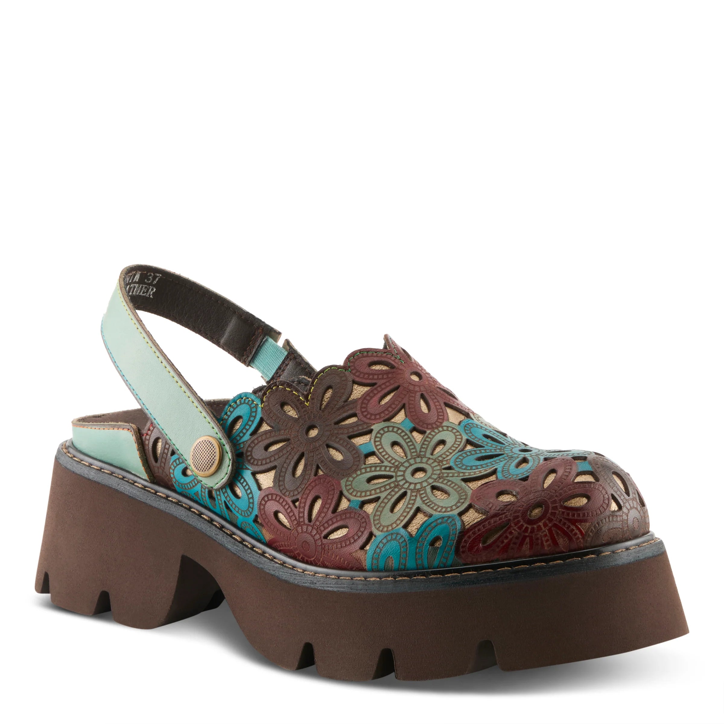 L'Artiste Shotput Clog, Green - Essential Elements Chicago