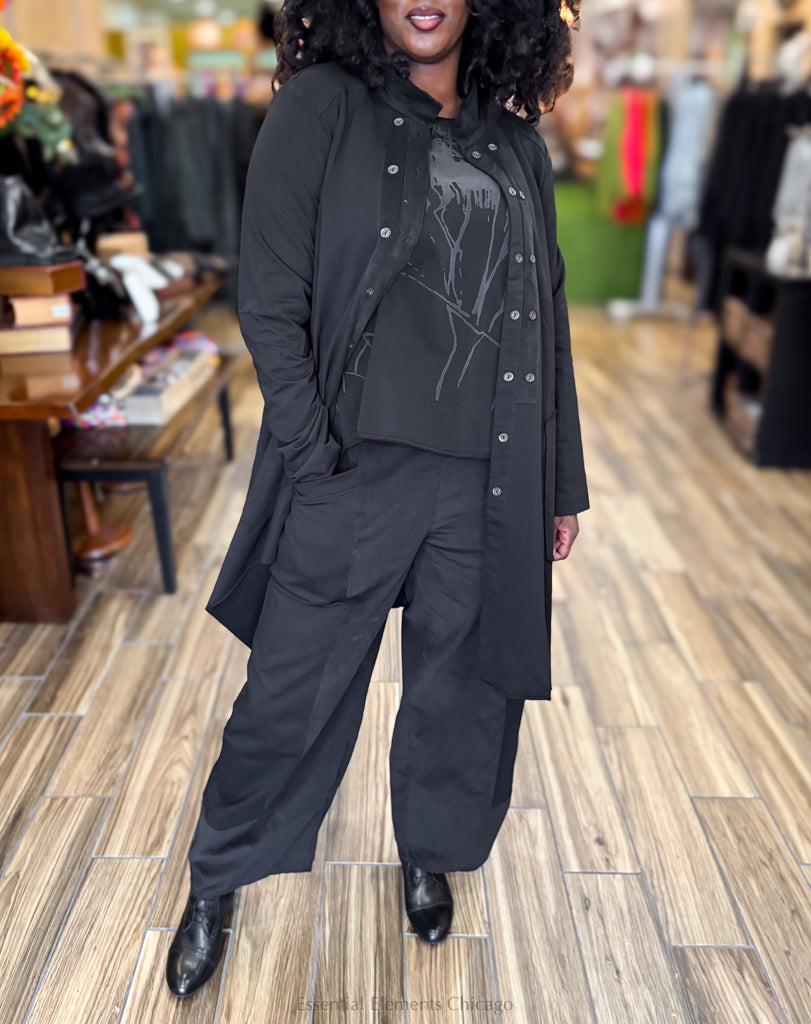 Luukaa Shade Raven Jacket - Essential Elements Chicago