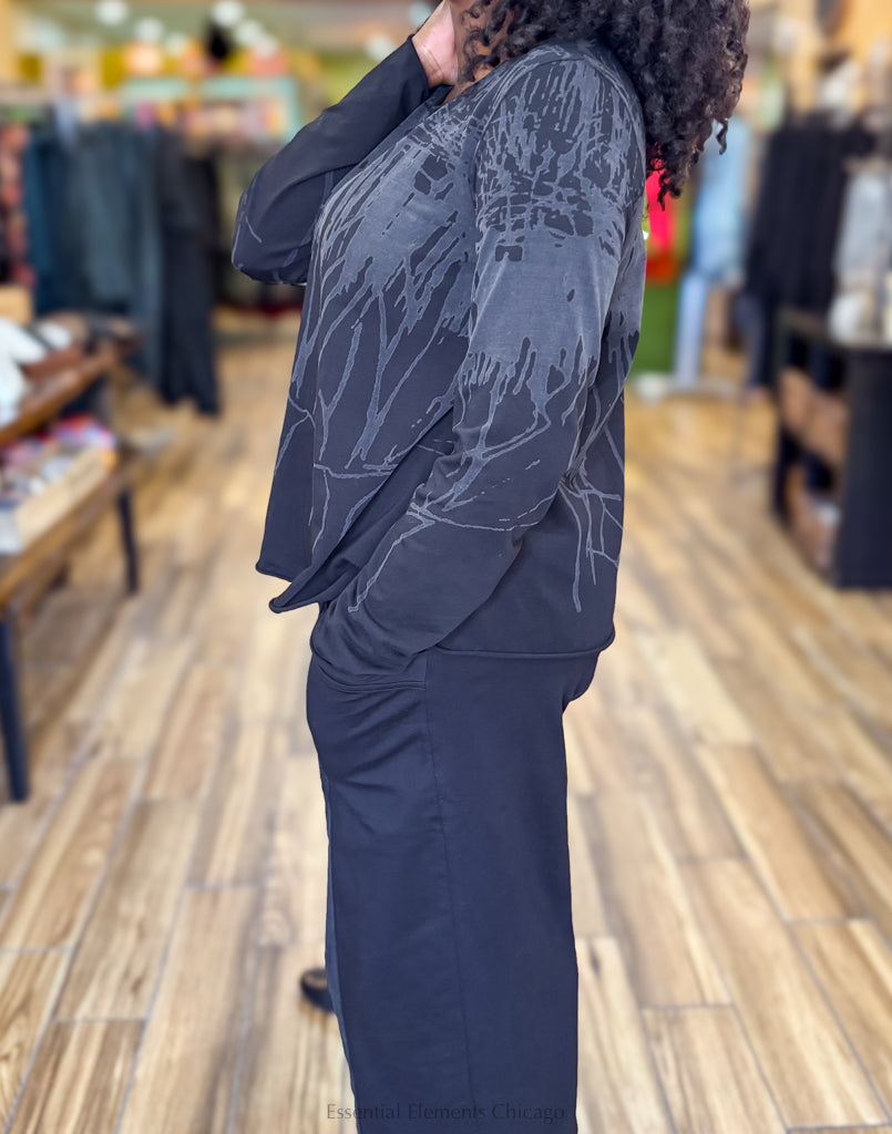 Luukaa Shade Selene Top, Ink - Essential Elements Chicago