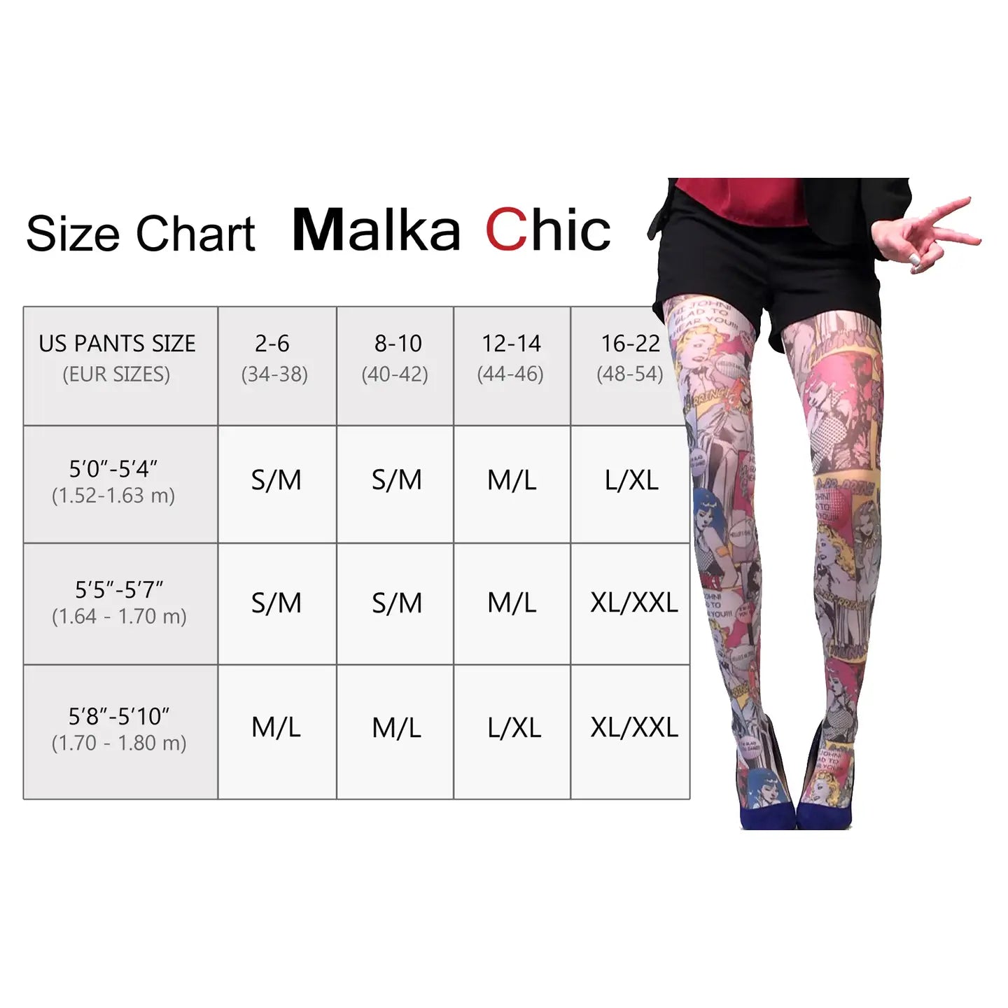 Malka Chic Chi Town Tights - Essential Elements Chicago