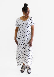 Matthildur Ayala Dress Ivory Mdots Small Clothing - Dress by MATT-ILDUR | Essential Elements Chicago
