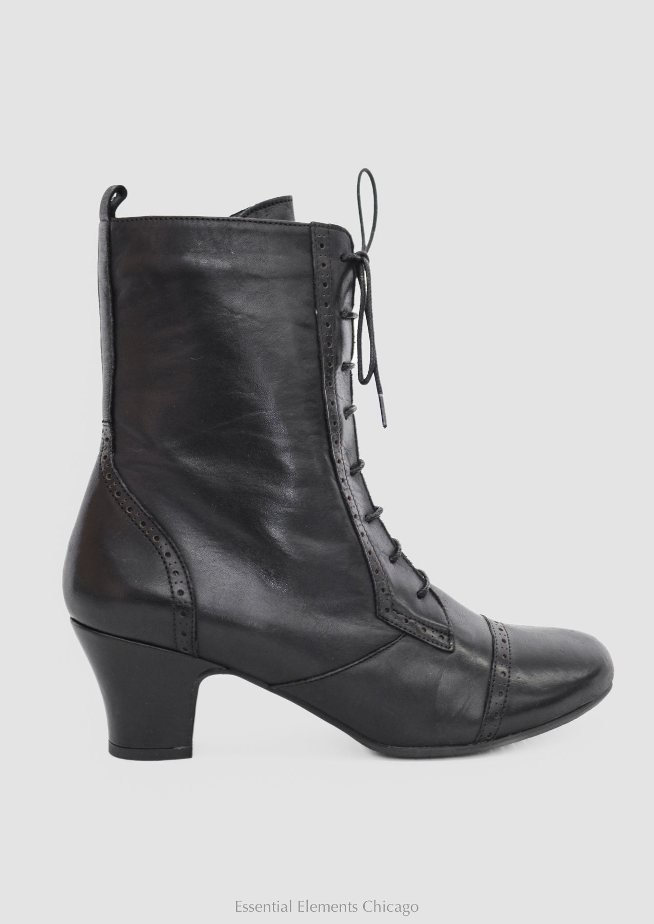 Miz Mooz Flicka Leather Boots - Black - Essential Elements Chicago
