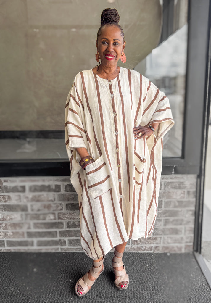 Monroe Linen Tunic - Essential Elements Chicago