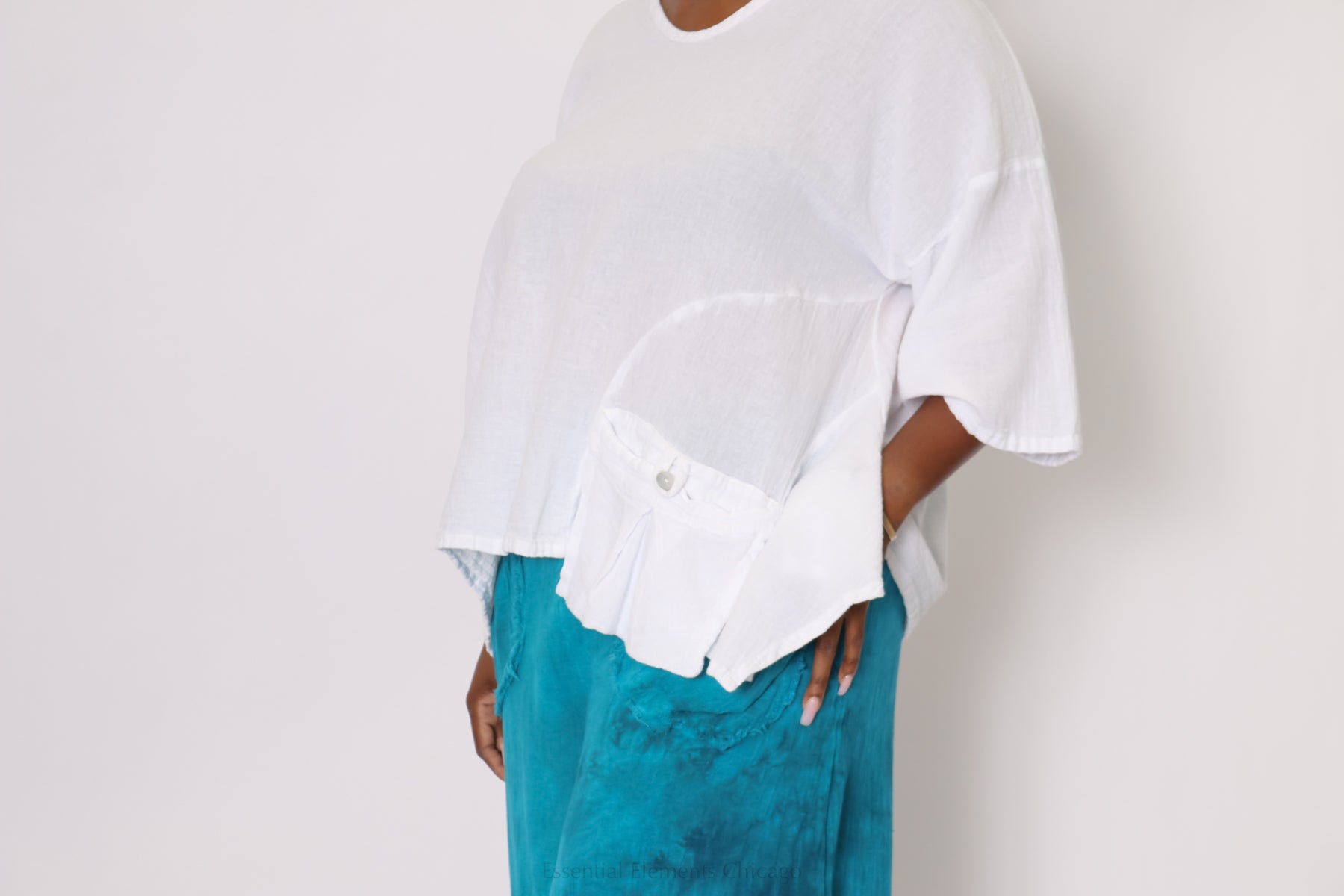 Oh My Gauze Pocket Top - Essential Elements Chicago