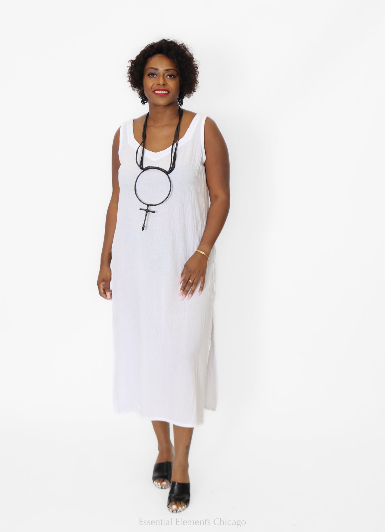 Oh My Gauze Sangria Dress - Essential Elements Chicago