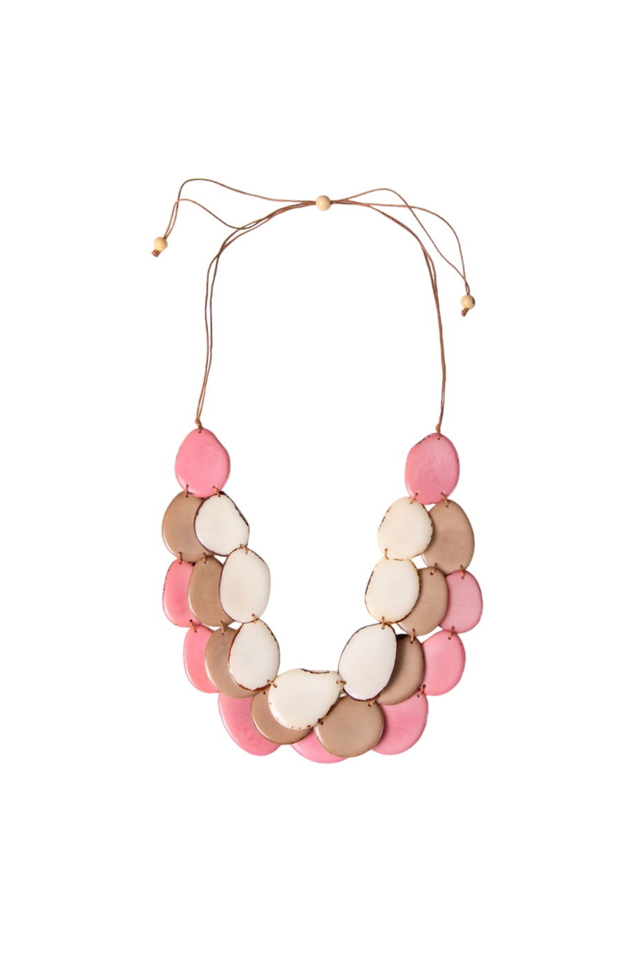 Organic Tagua Amigas Necklace - Essential Elements Chicago