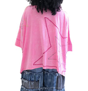 Oversized Star Tunic, Pink Pink POP ELEMENT - Tunics by Pop Element | Essential Elements Chicago
