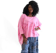 Oversized Star Tunic, Pink Pink POP ELEMENT - Tunics by Pop Element | Essential Elements Chicago