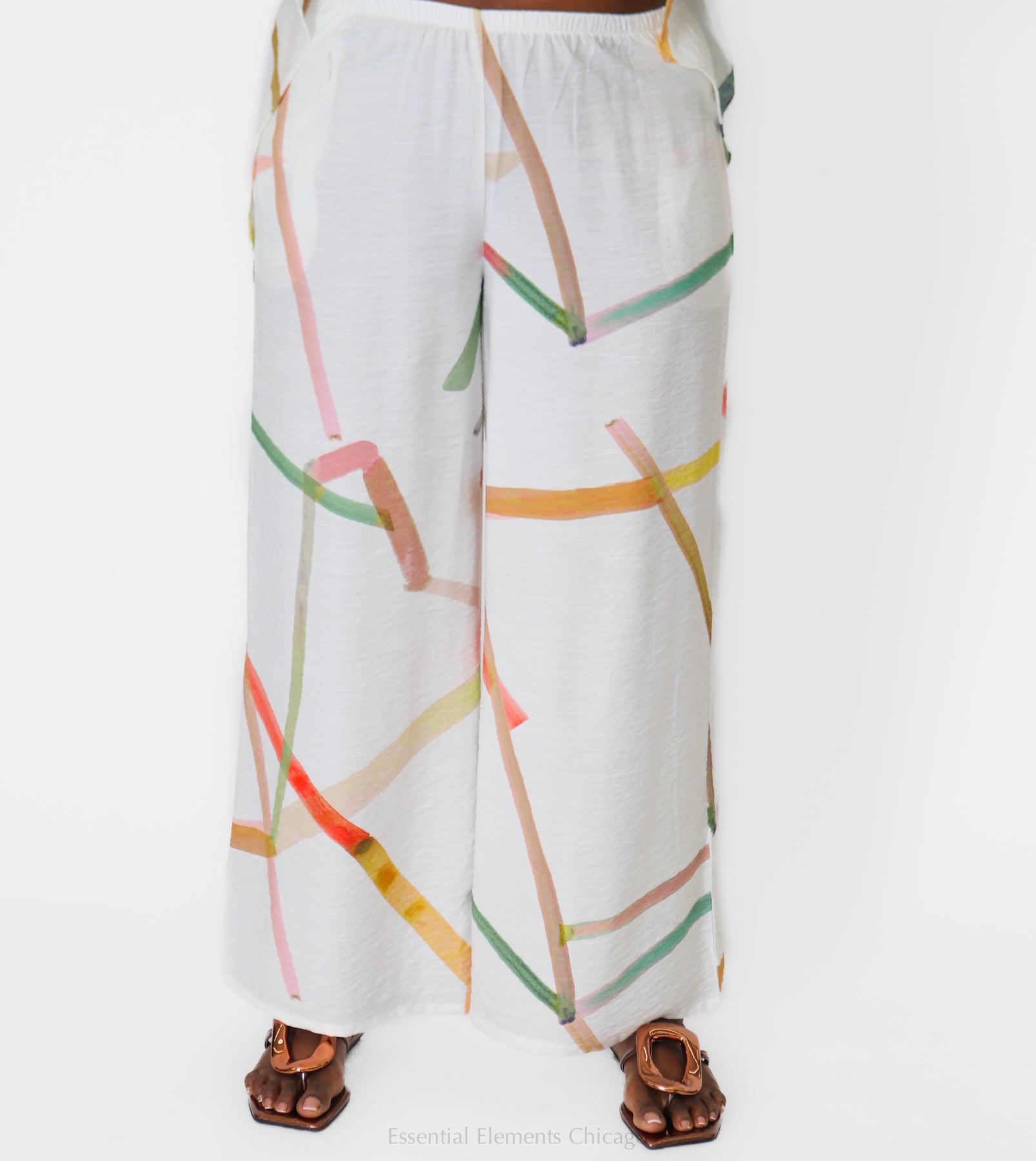 Ozai N Ku Brushstroke Trousers - Essential Elements Chicago